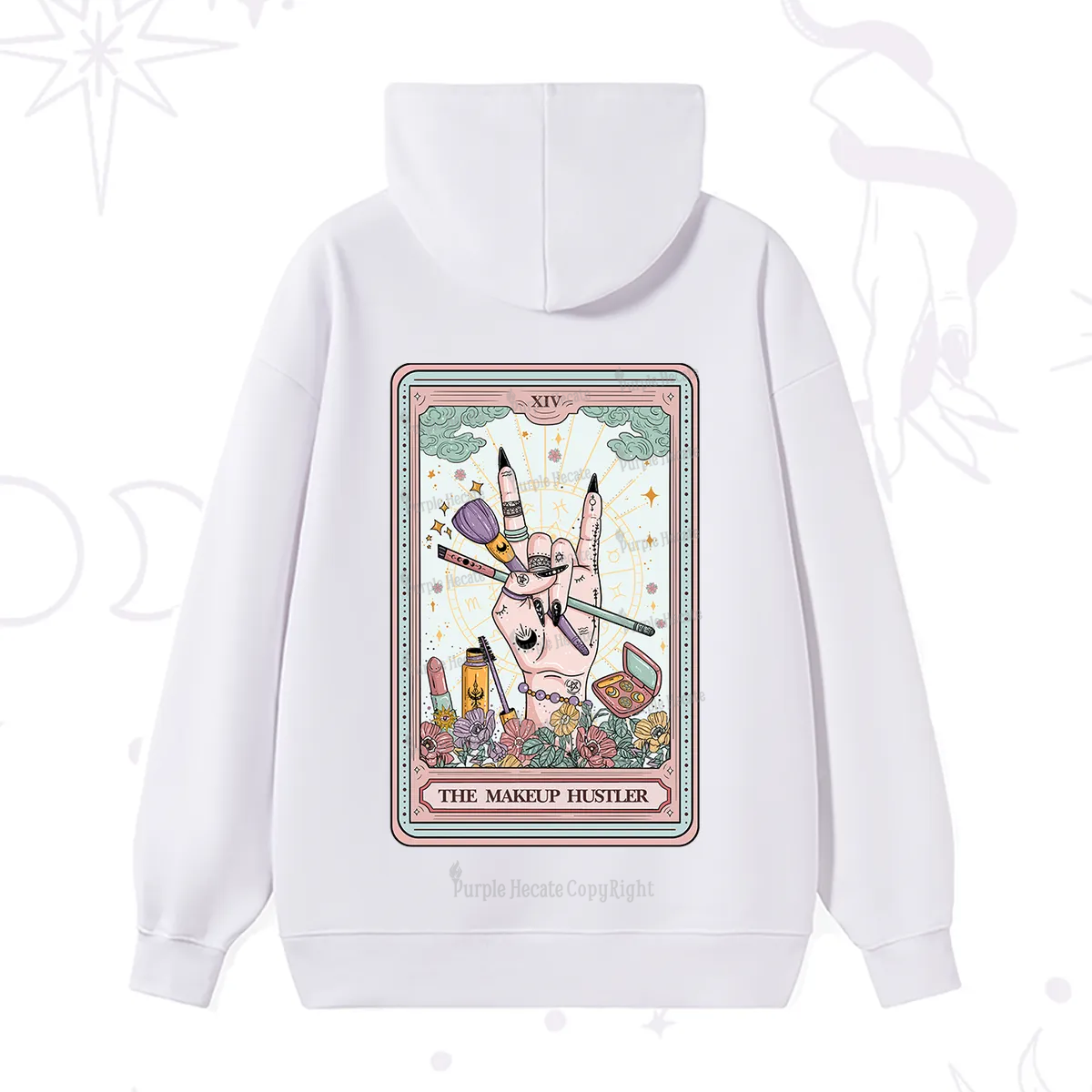 Purplehecate The Makeup Hustler Tarot Hoodie