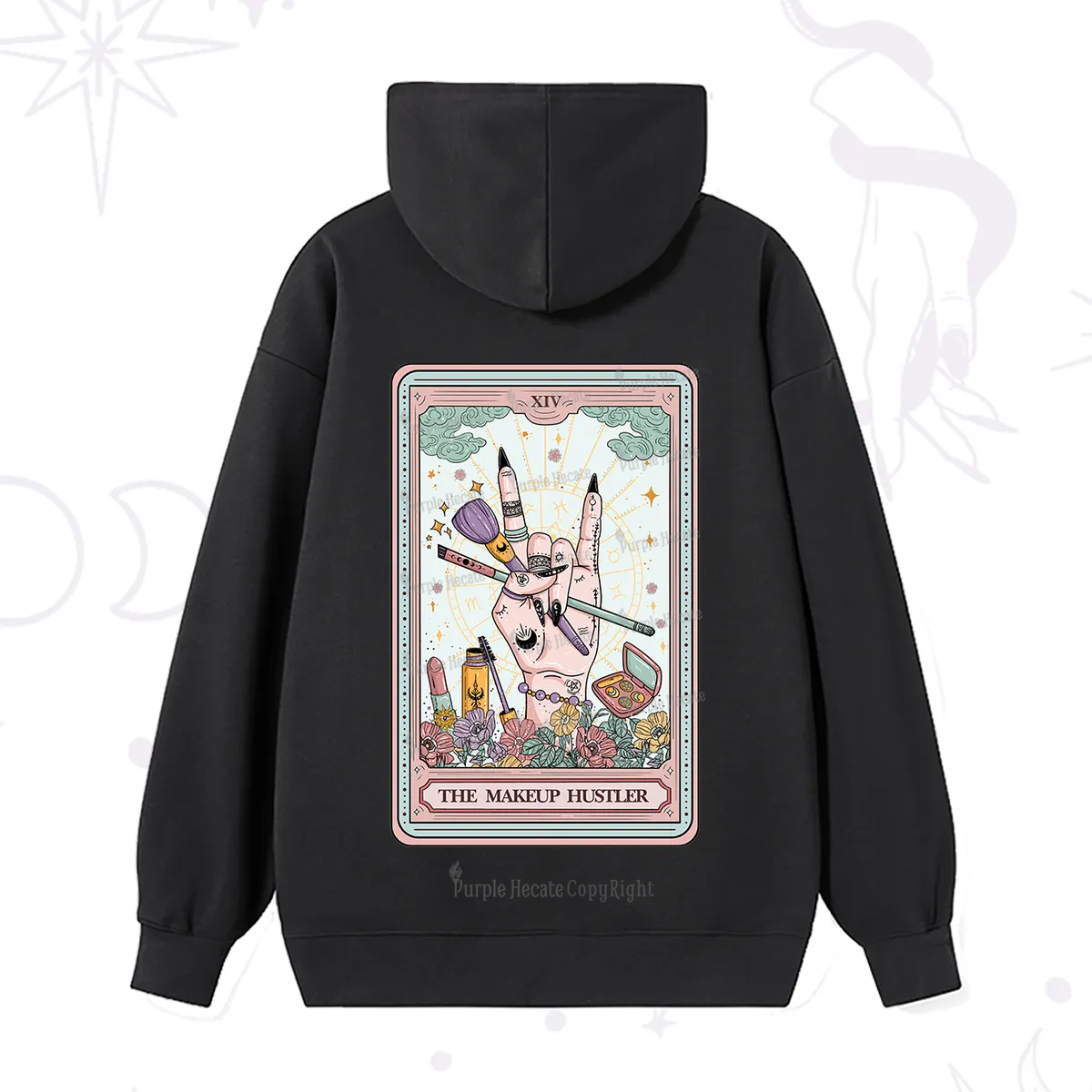 Purplehecate The Makeup Hustler Tarot Hoodie