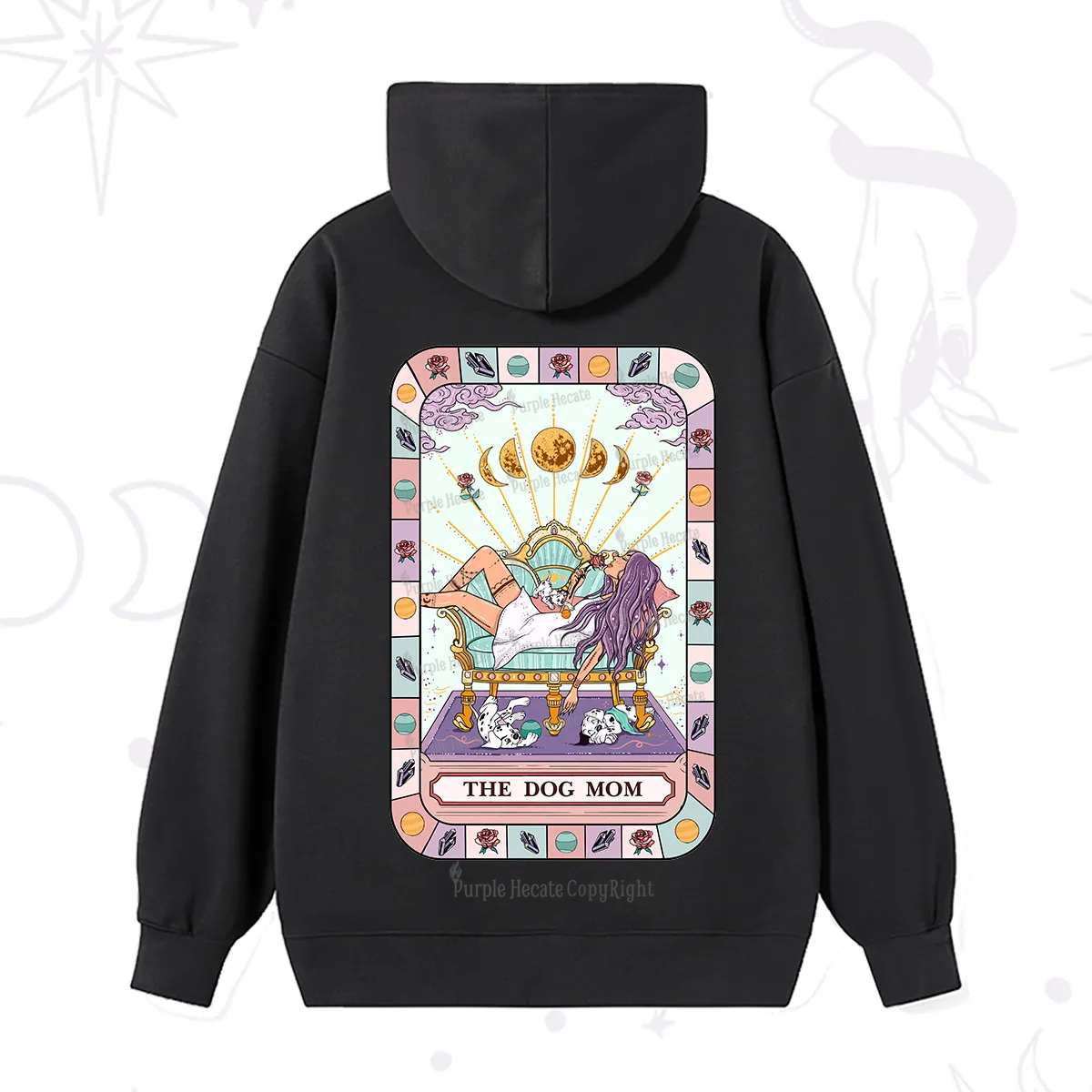 Purplehecate The Chill Dog Mom Hoodie