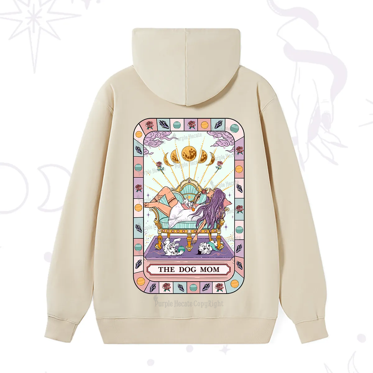 Purplehecate The Chill Dog Mom Hoodie