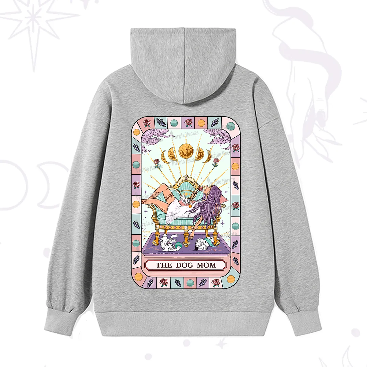 Purplehecate The Chill Dog Mom Hoodie