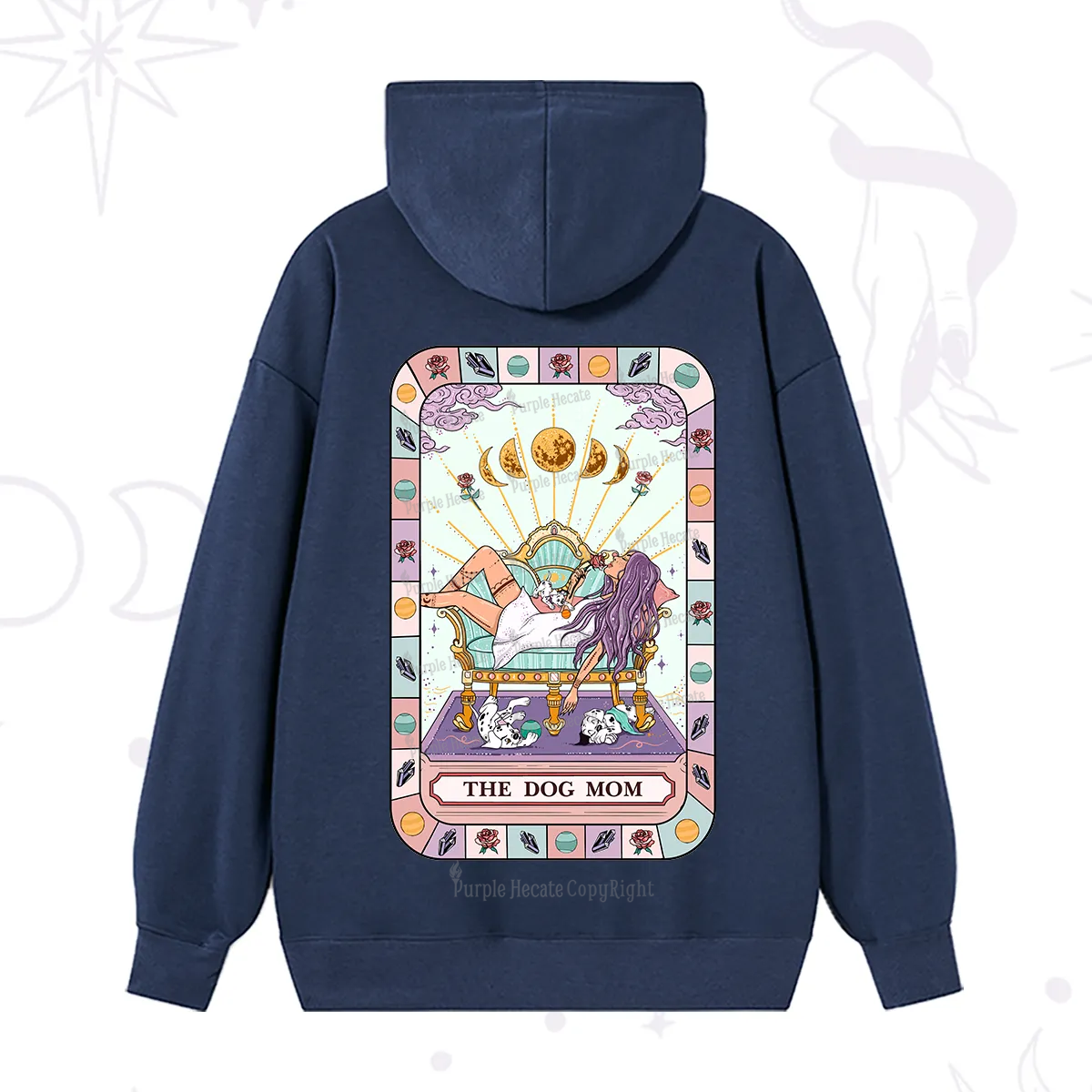 Purplehecate The Chill Dog Mom Hoodie