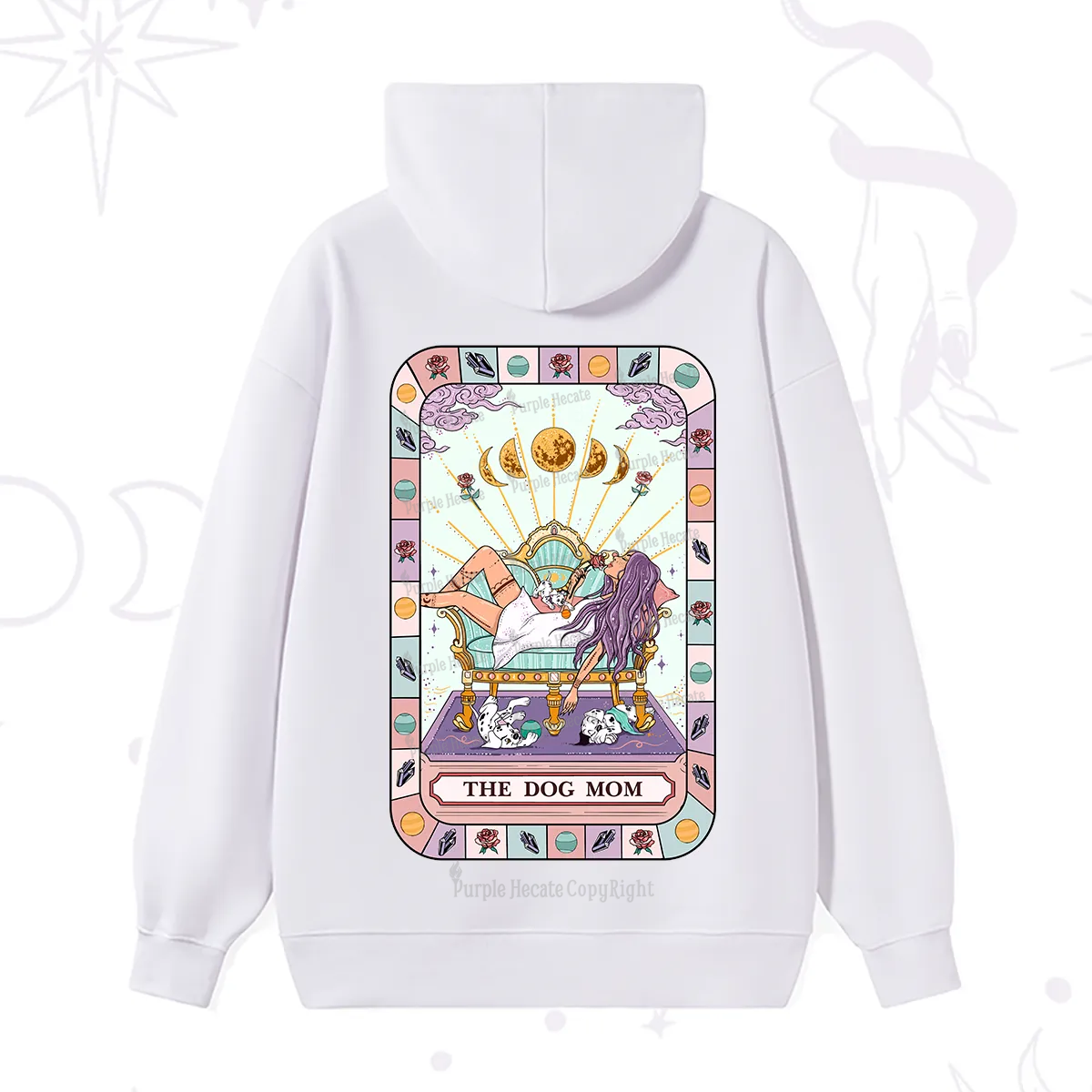 Purplehecate The Chill Dog Mom Hoodie