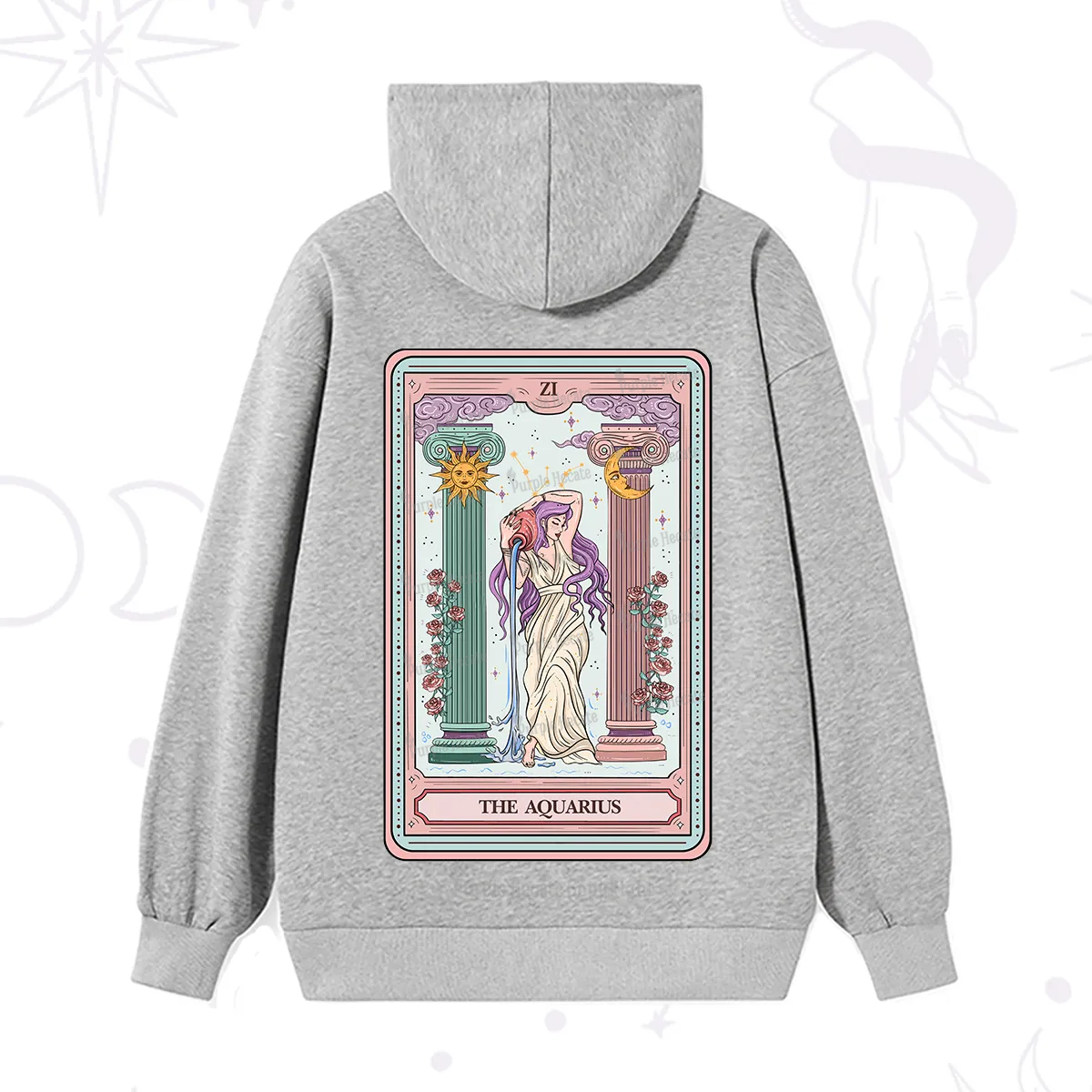 Purplehecate The Aquarius Goddess Tarot Hoodie