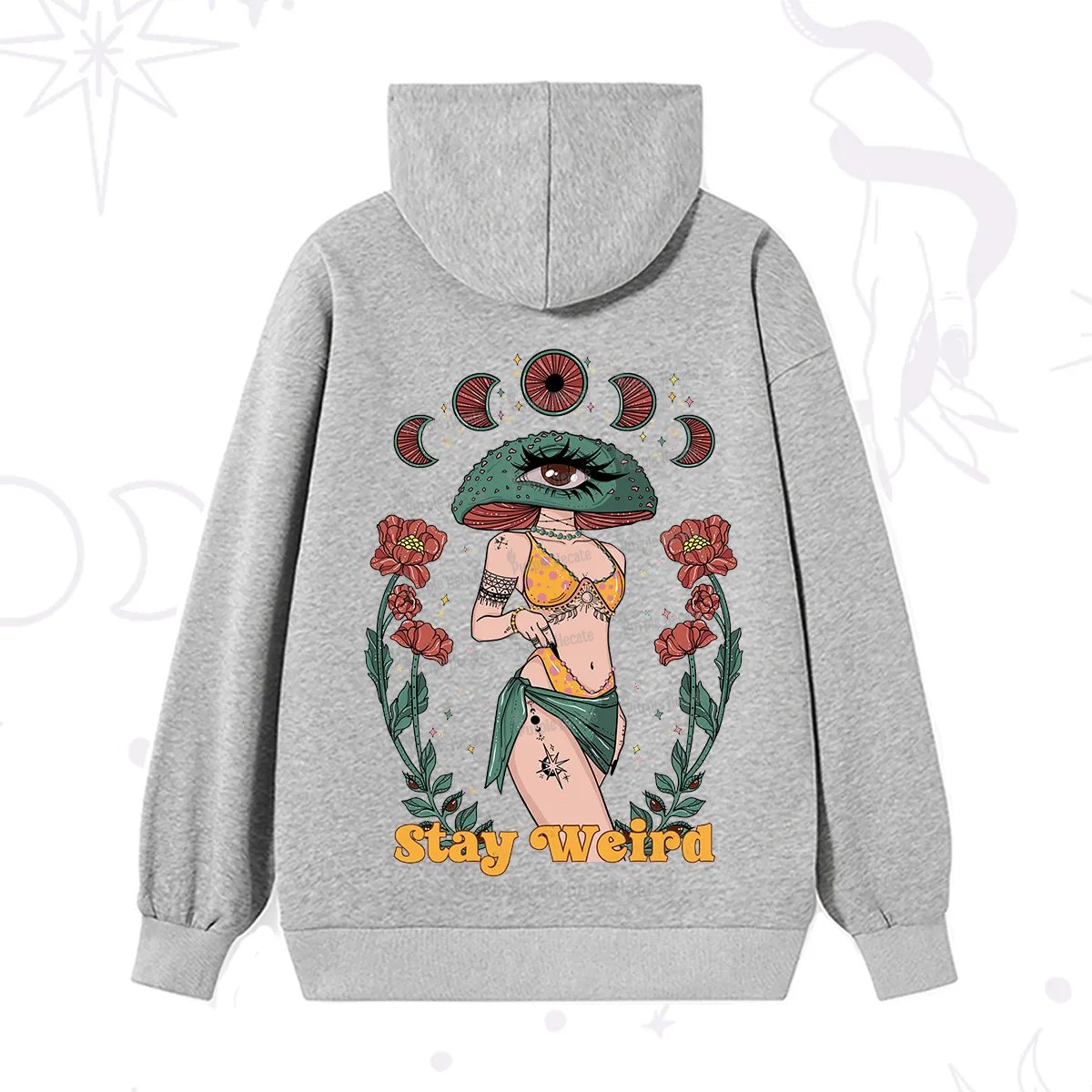 Purplehecate Stay Weird Hoodie
