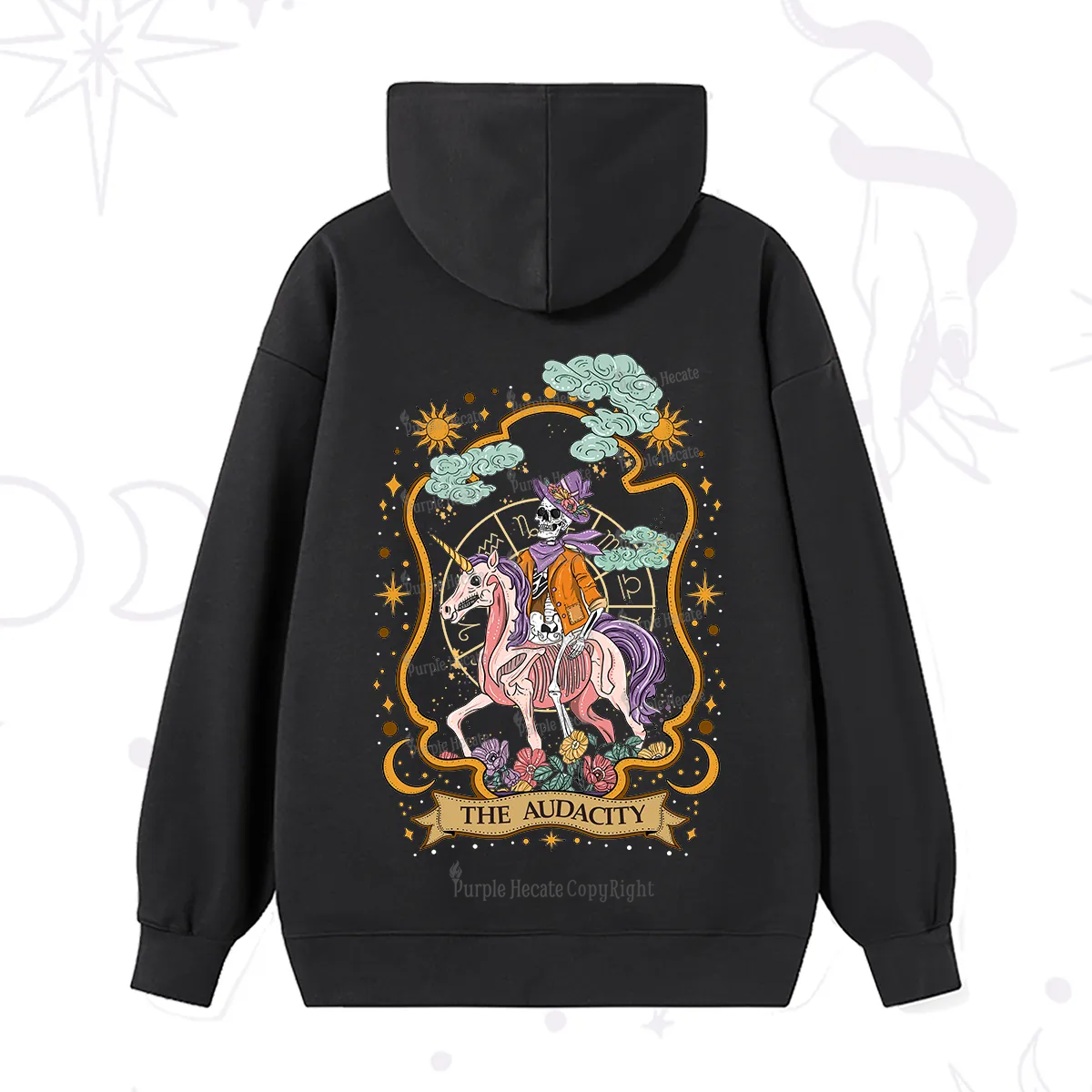 Purplehecate The Audacity Skeleton Hoodie