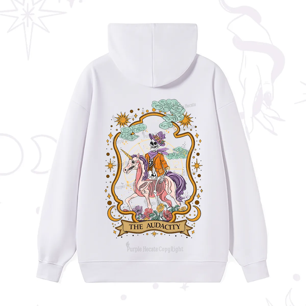 Purplehecate The Audacity Skeleton Hoodie