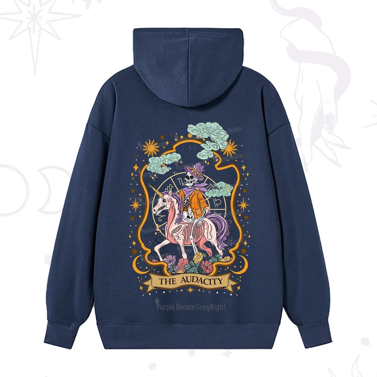 Purplehecate The Audacity Skeleton Hoodie