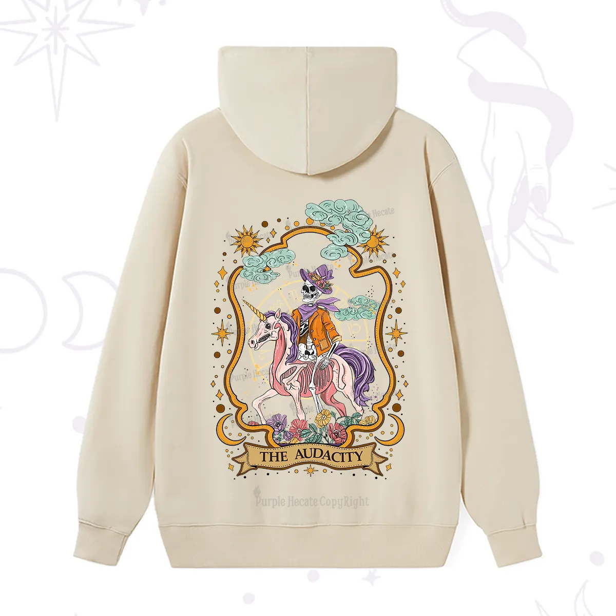 Purplehecate The Audacity Skeleton Hoodie