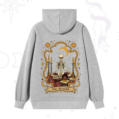 Purplehecate The Reader Skeleton Hoodie