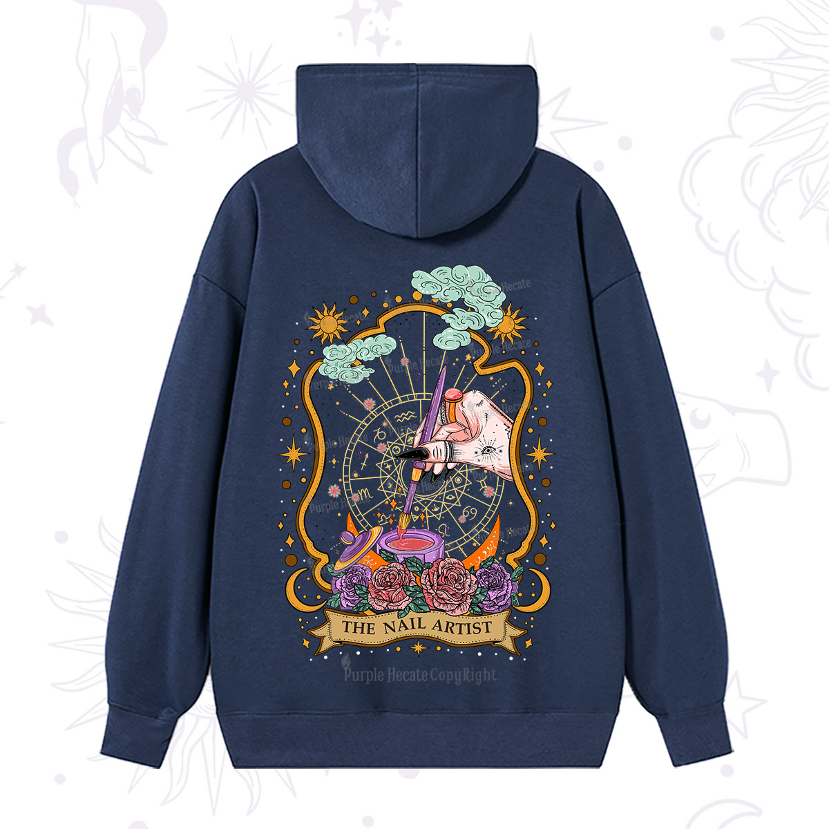 Purplehecate The Nail Artist Hoodie