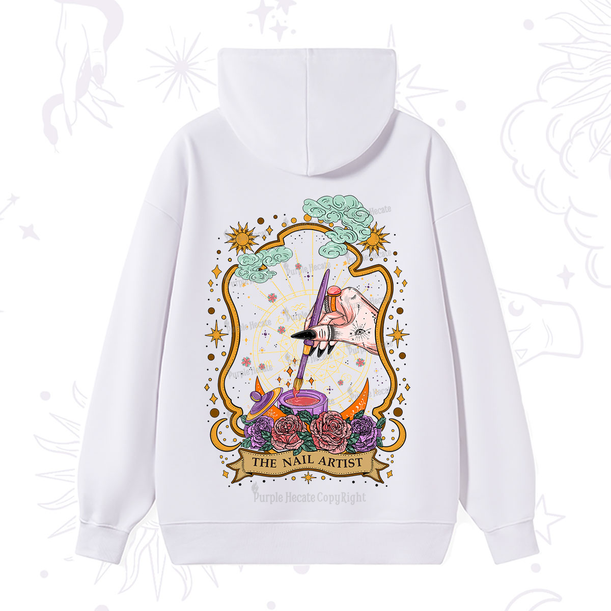 Purplehecate The Nail Artist Hoodie