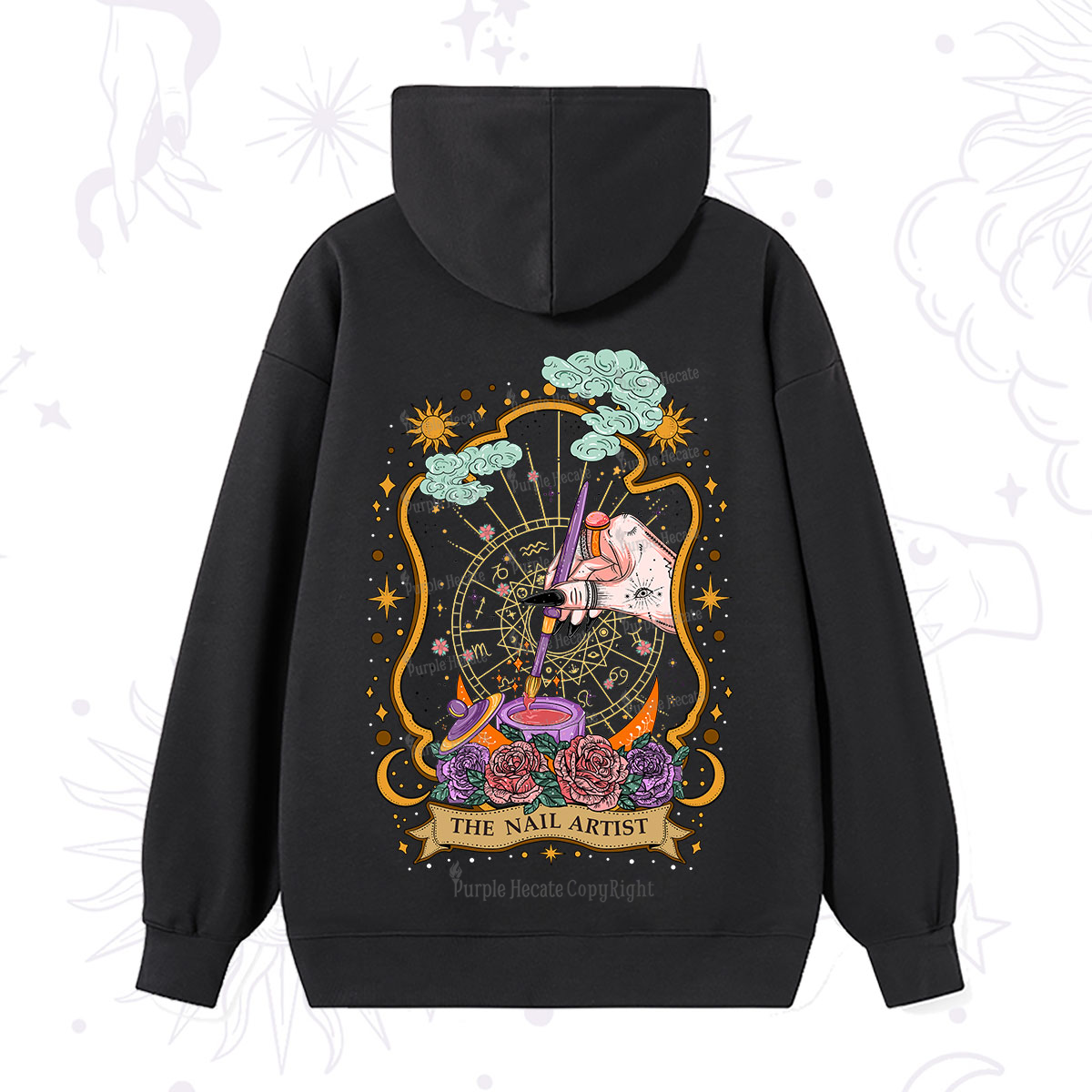 Purplehecate The Nail Artist Hoodie