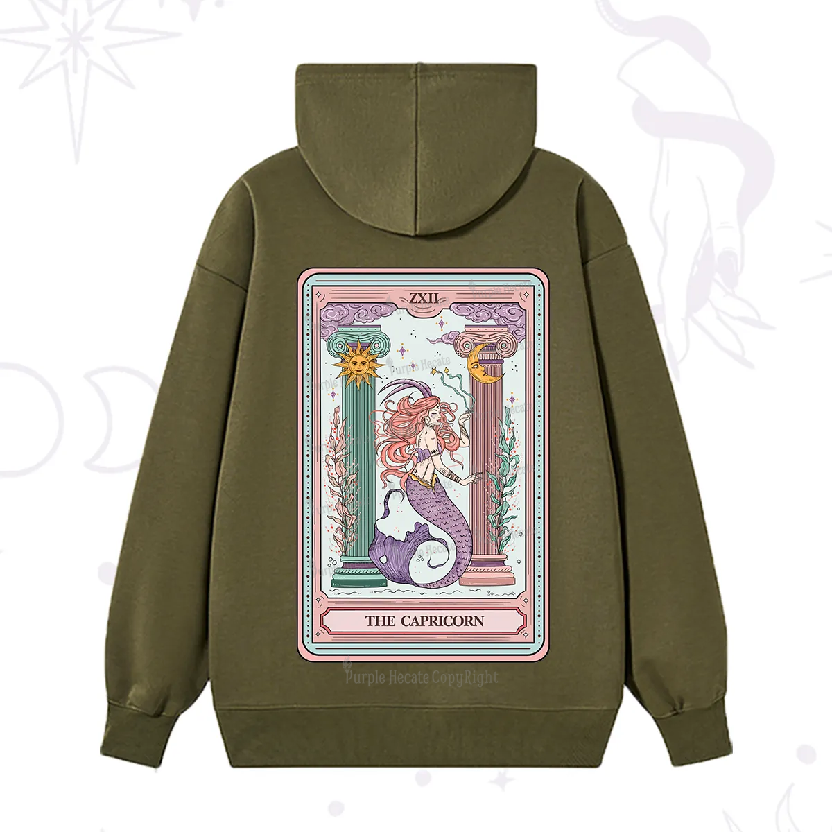 Purplehecate The Capricorn Goddess Tarot Hoodie