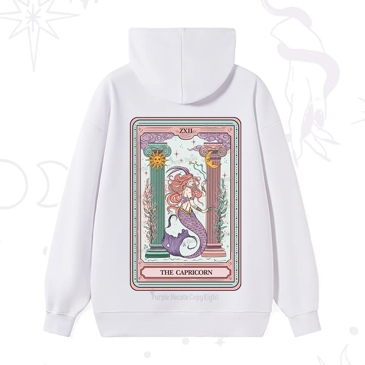 Purplehecate The Capricorn Goddess Tarot Hoodie