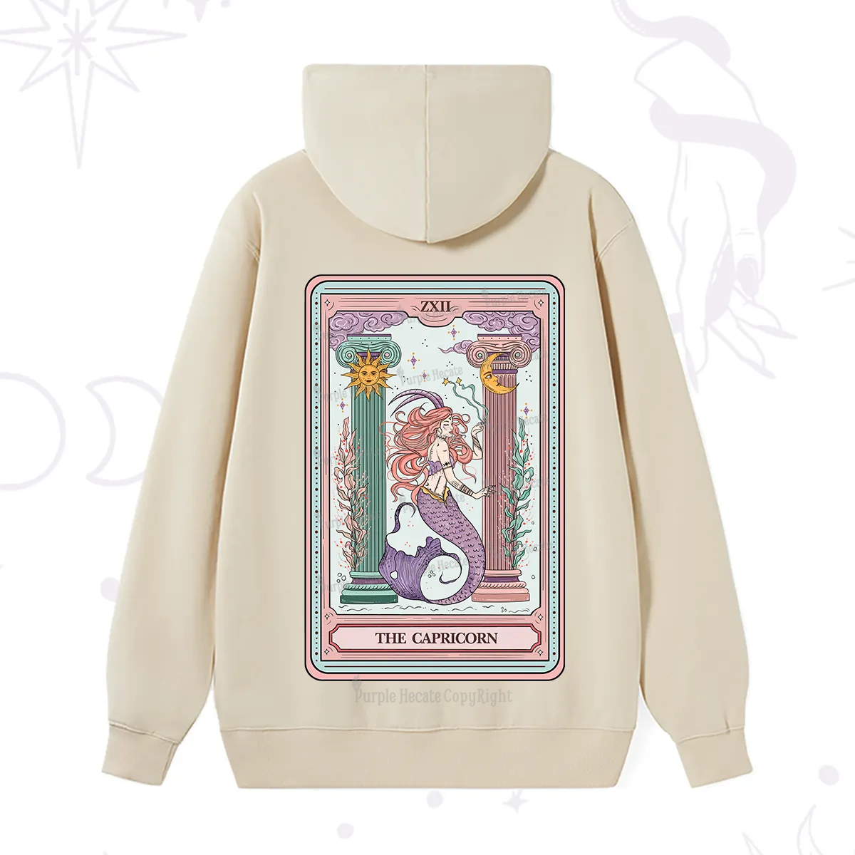 Purplehecate The Capricorn Goddess Tarot Hoodie