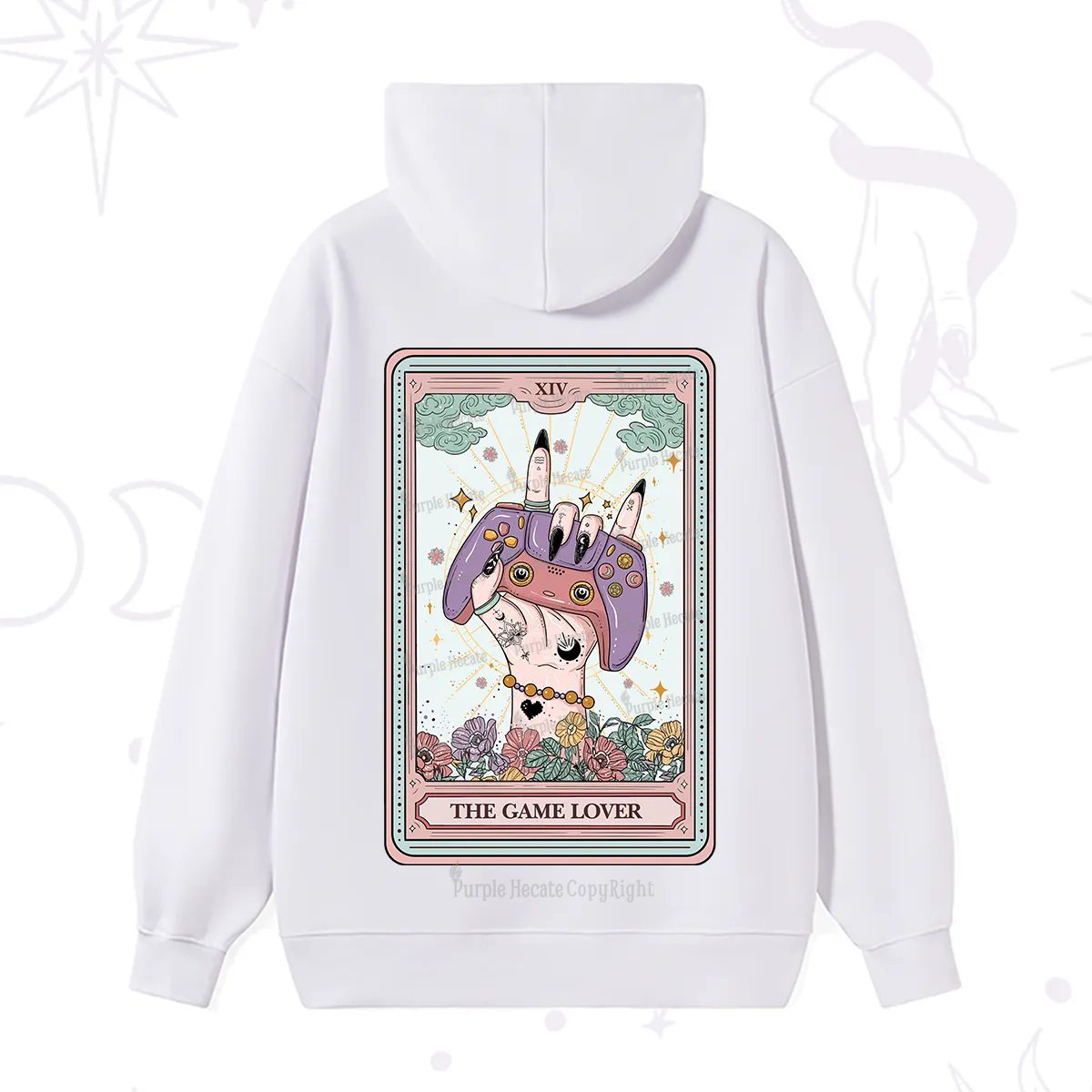 Purplehecate The Game Lover Tarot Hoodie
