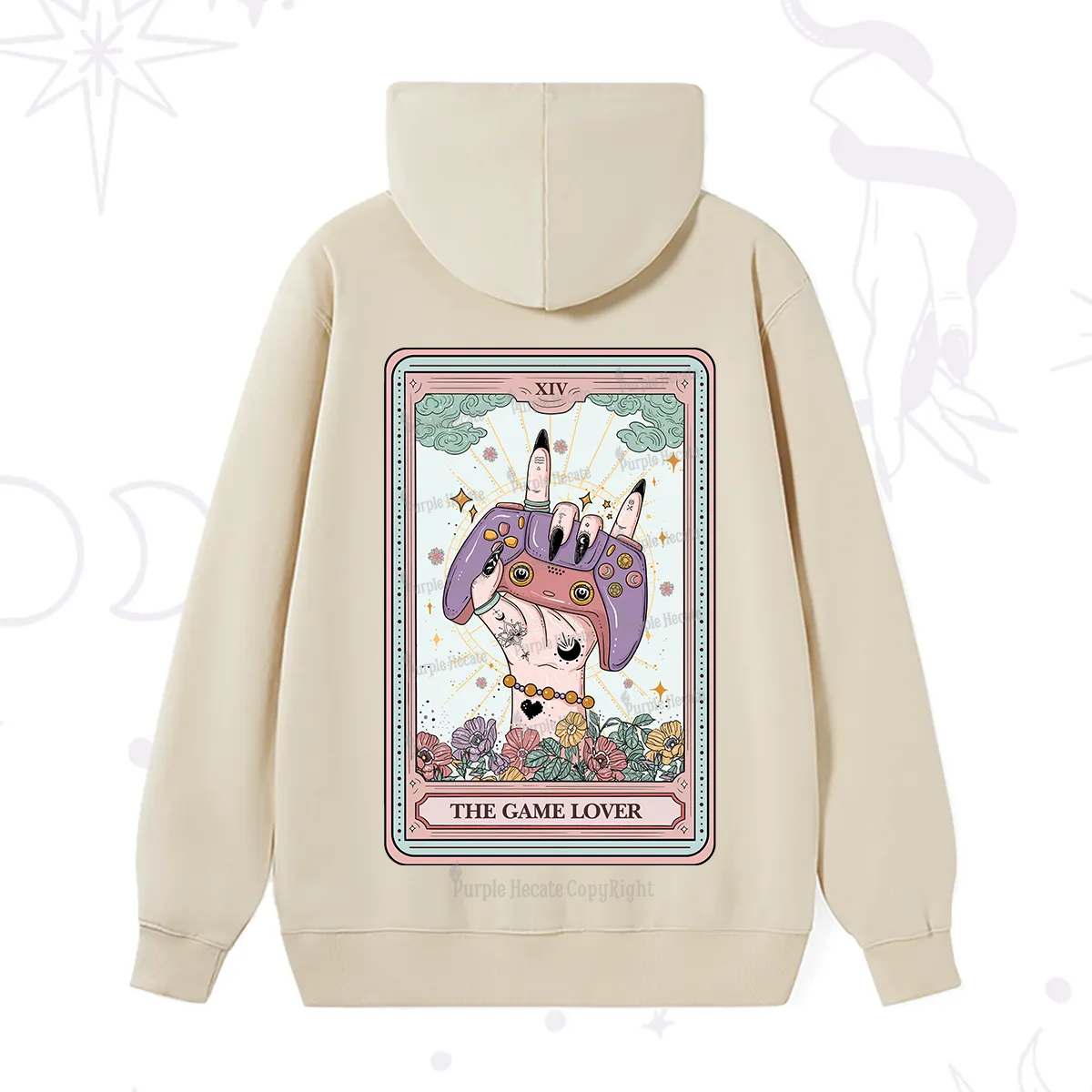 Purplehecate The Game Lover Tarot Hoodie