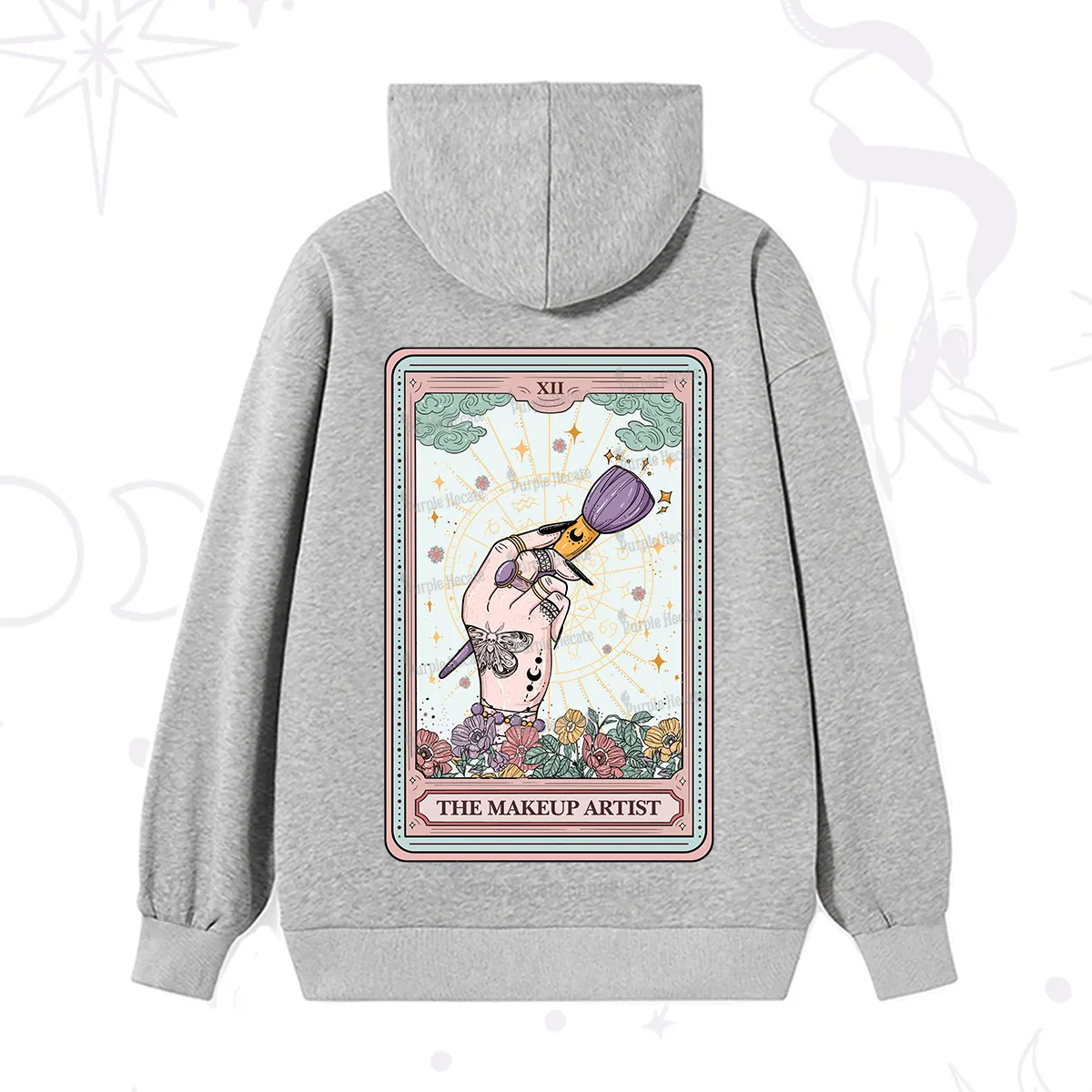 Purplehecate The Makeup Artist Tarot Hoodie