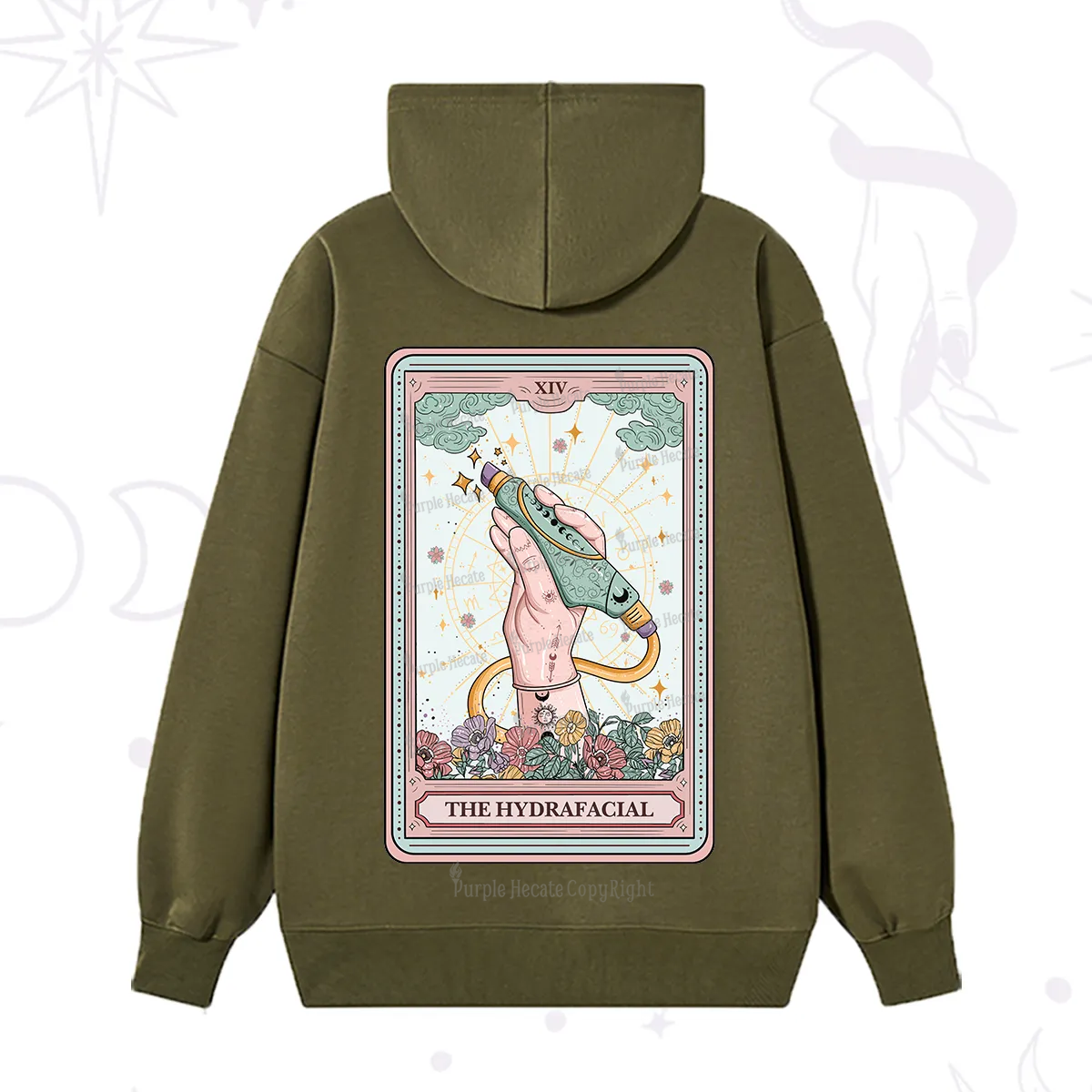 Purplehecate The Hydrafacial Tarot Hoodie