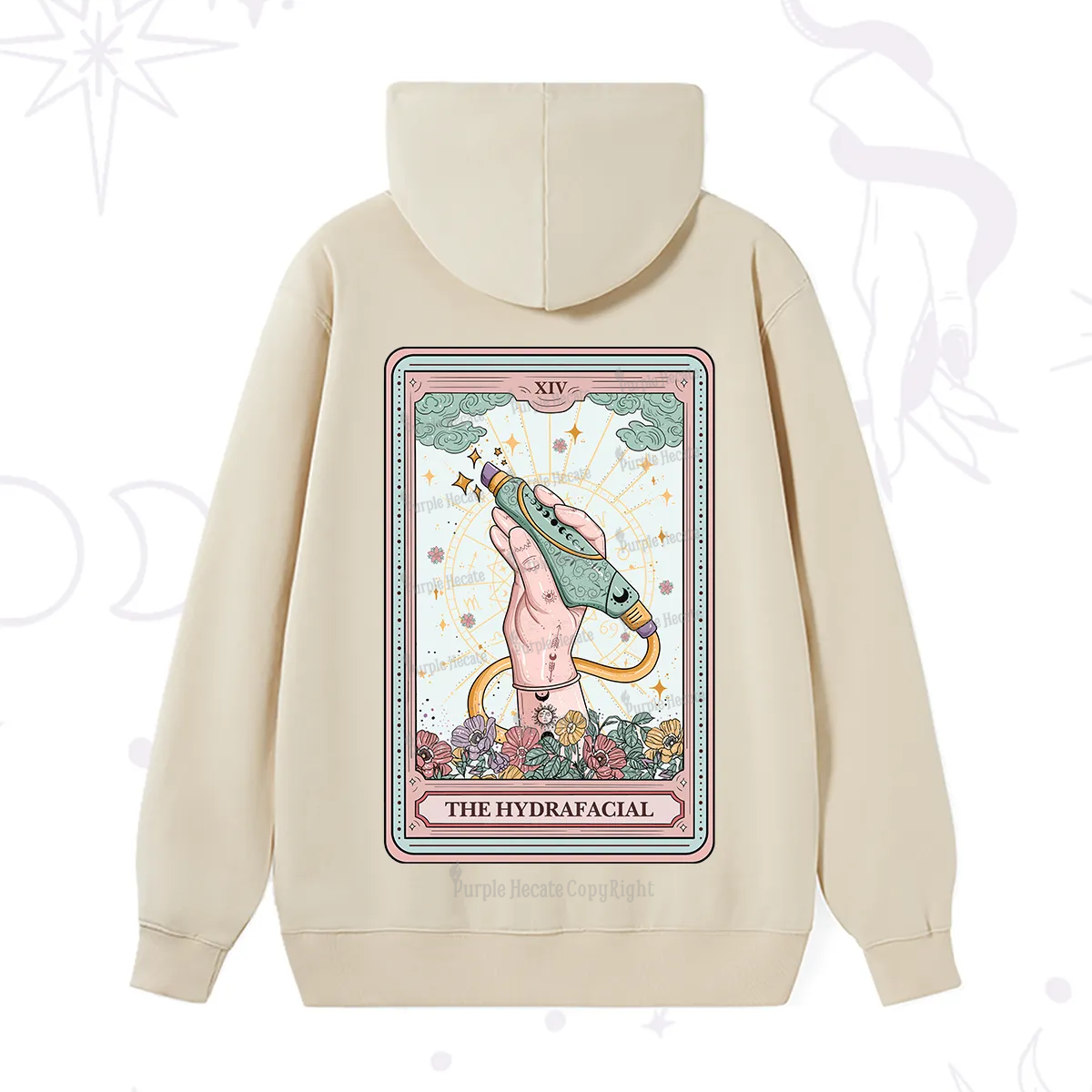 Purplehecate The Hydrafacial Tarot Hoodie