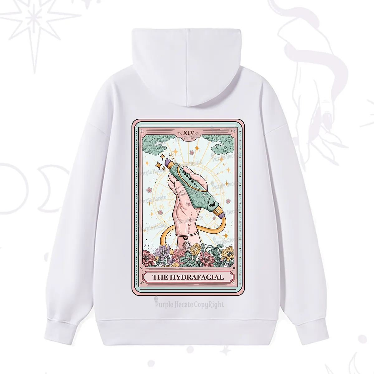 Purplehecate The Hydrafacial Tarot Hoodie