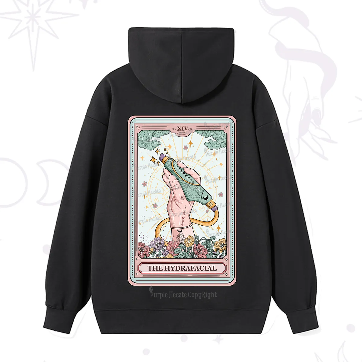 Purplehecate The Hydrafacial Tarot Hoodie