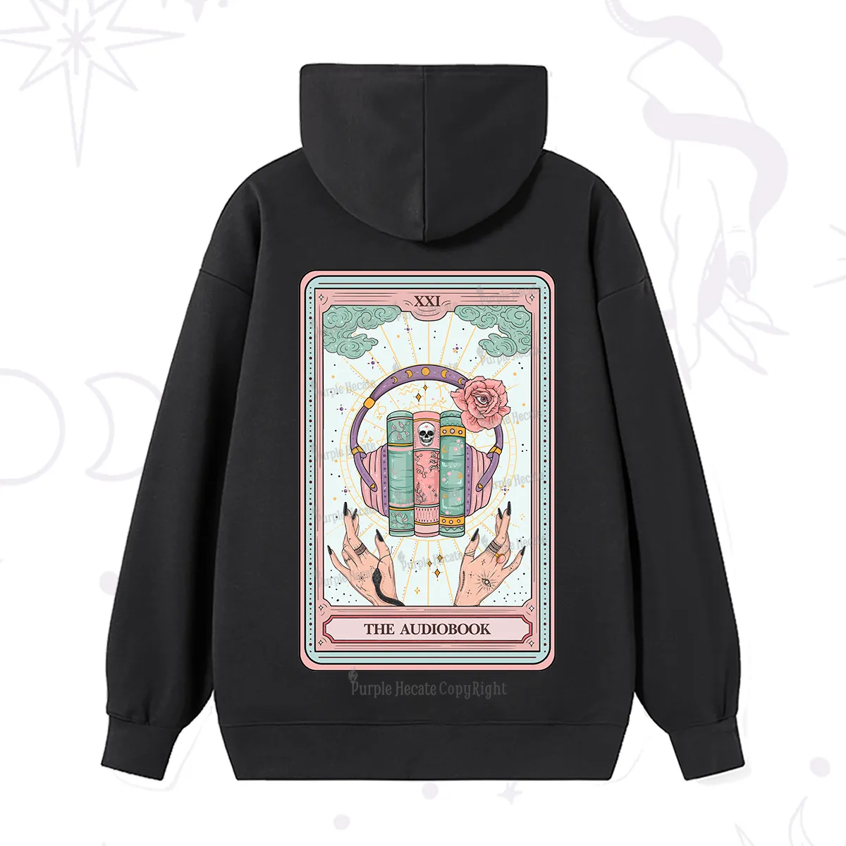 Purplehecate The Audiobook Tarot Hoodie