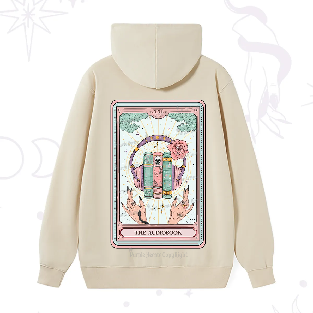 Purplehecate The Audiobook Tarot Hoodie
