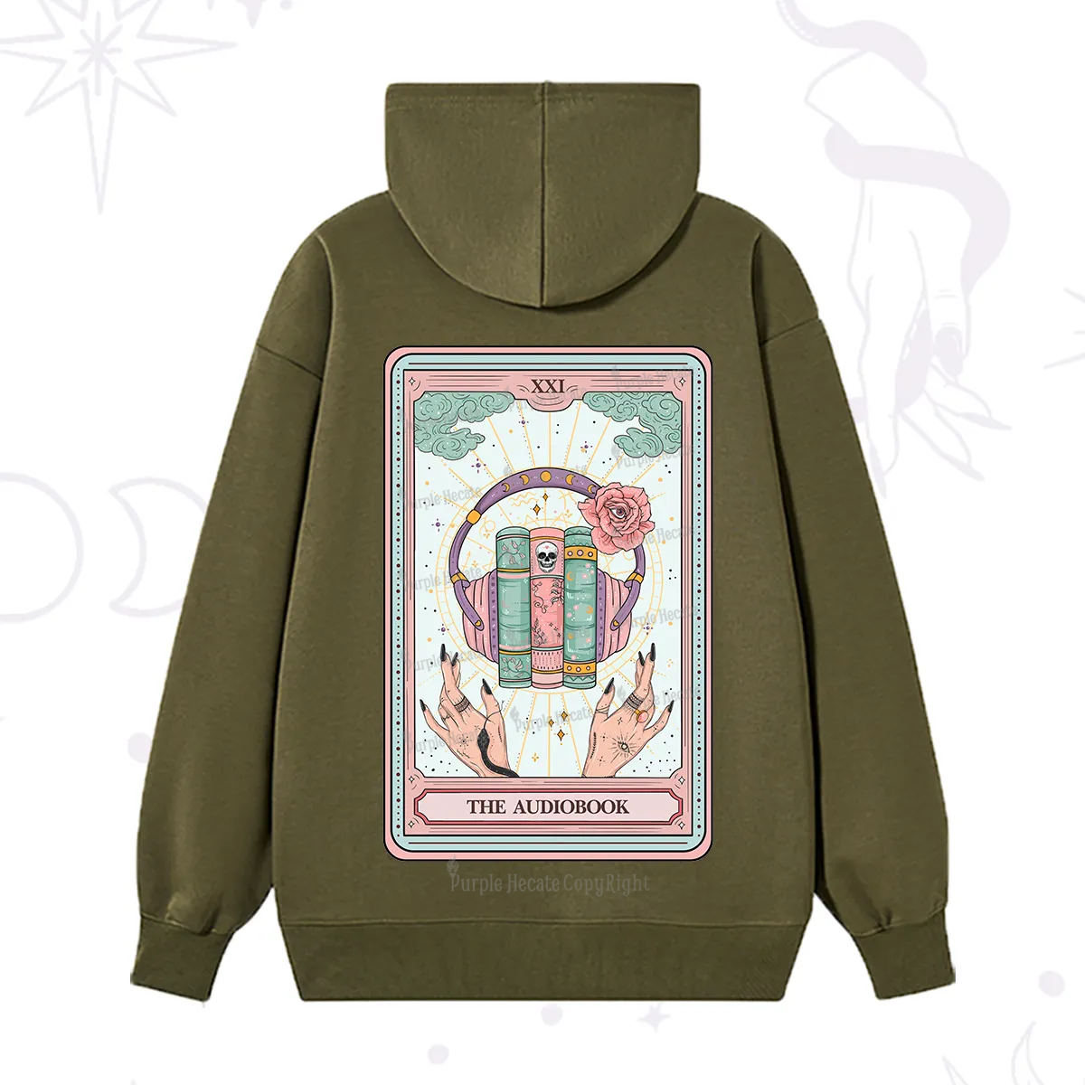 Purplehecate The Audiobook Tarot Hoodie