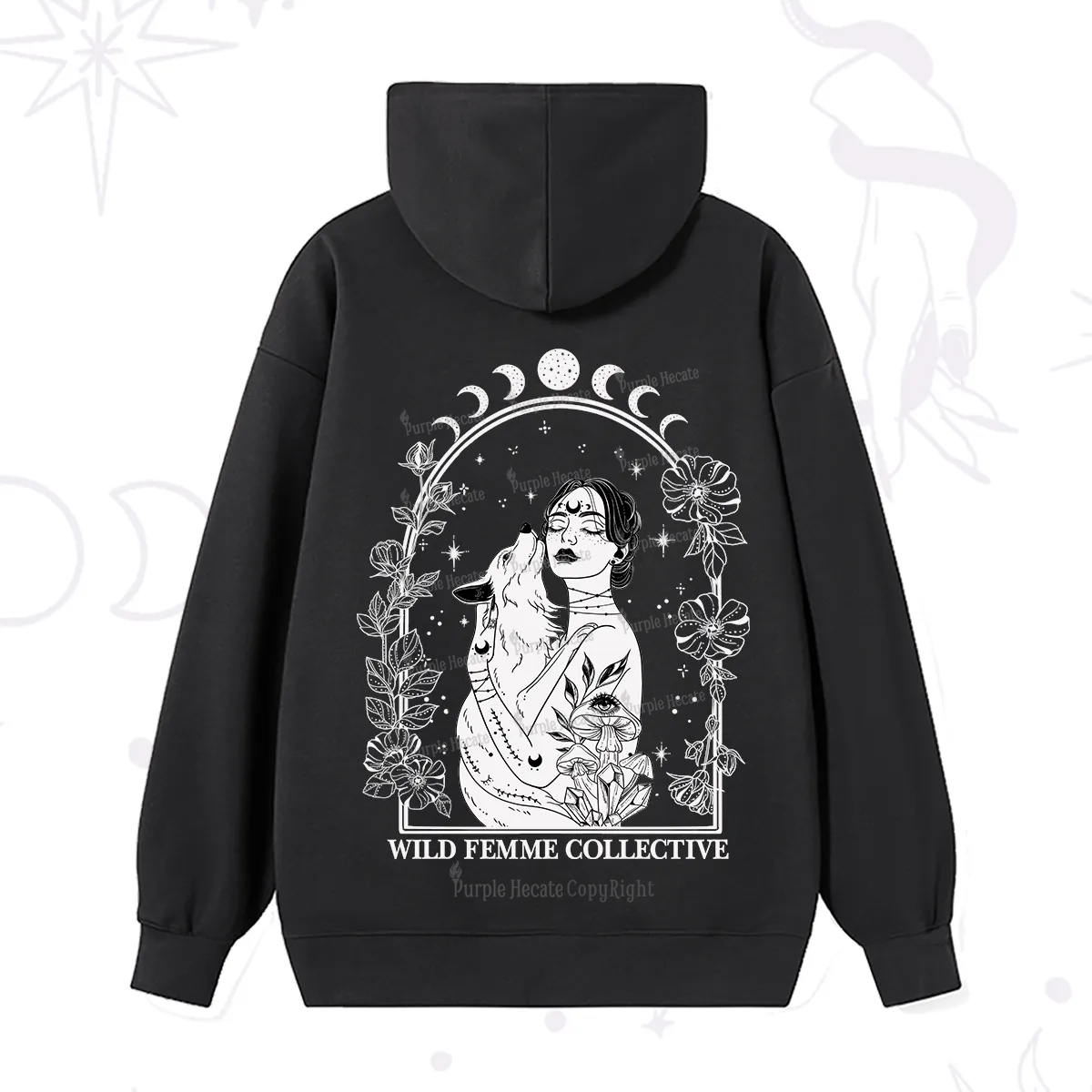 Purplehecate Wild Femme Collective Hoodie