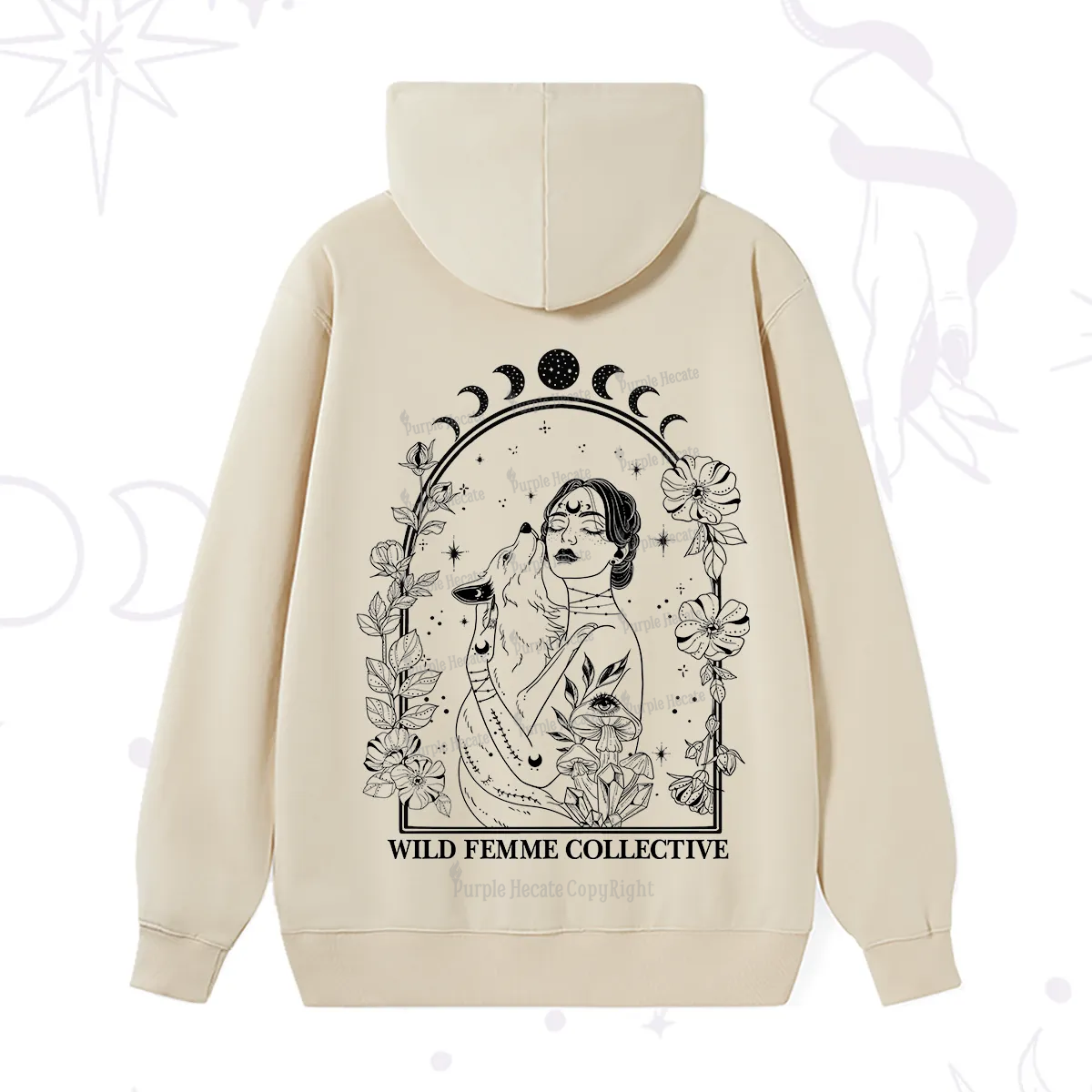 Purplehecate Wild Femme Collective Hoodie