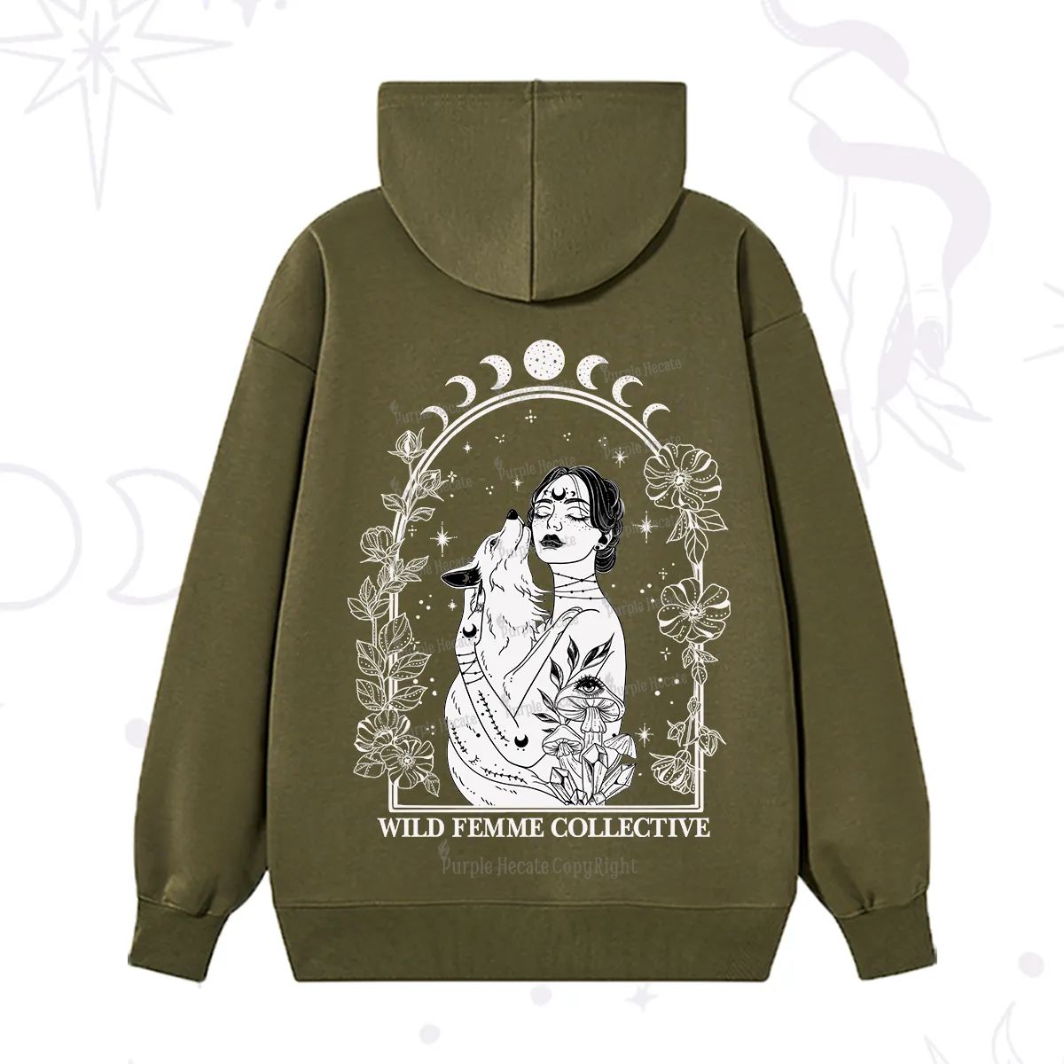 Purplehecate Wild Femme Collective Hoodie
