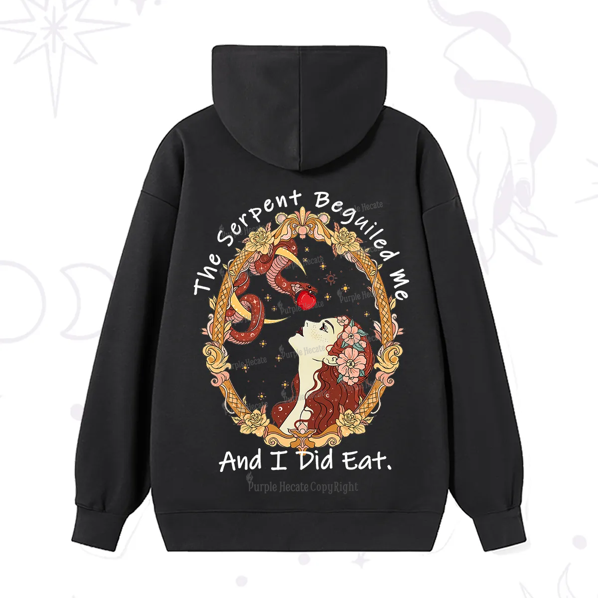 Purplehecate The Serpent Beguiled Me, And I Did Eat Hoodie