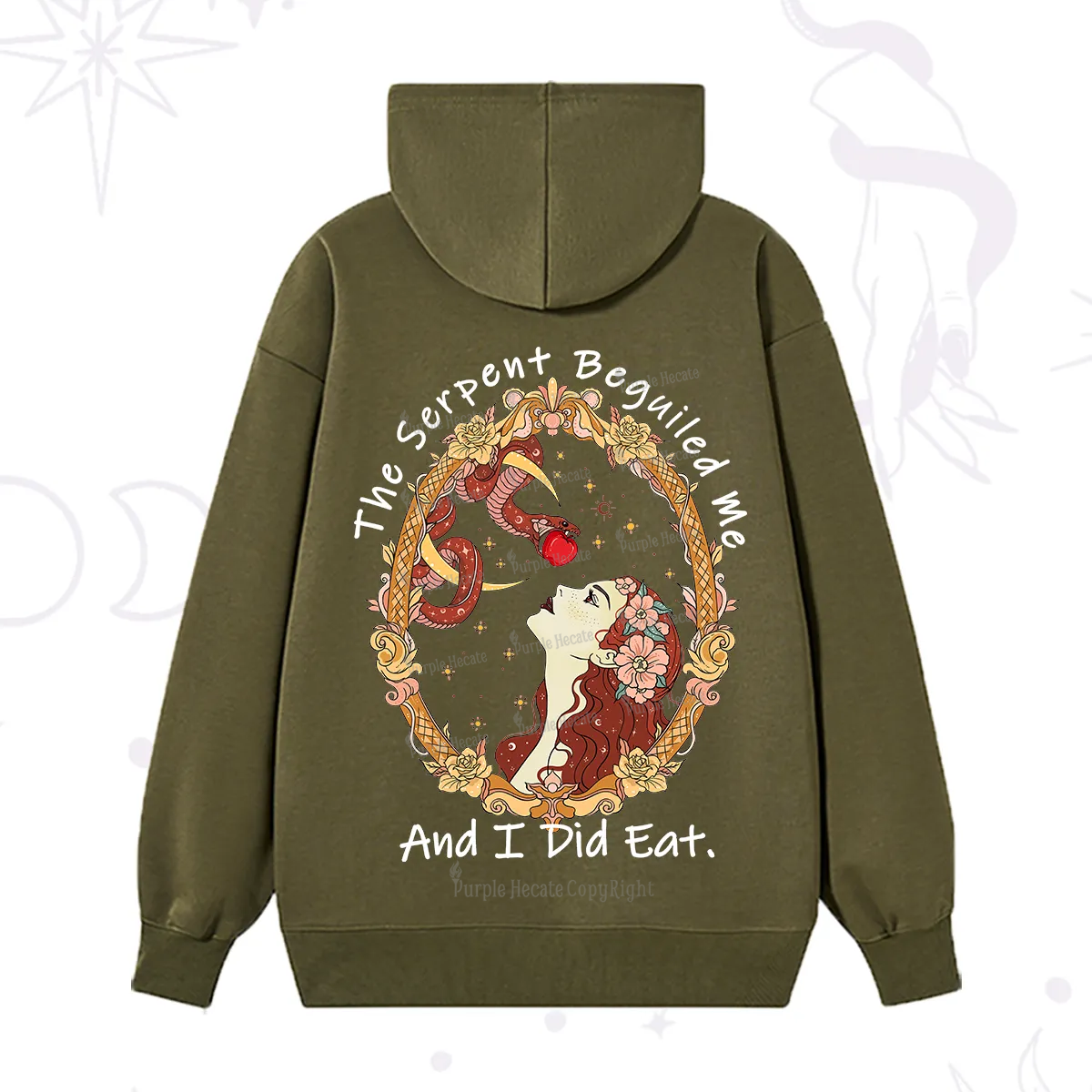 Purplehecate The Serpent Beguiled Me, And I Did Eat Hoodie