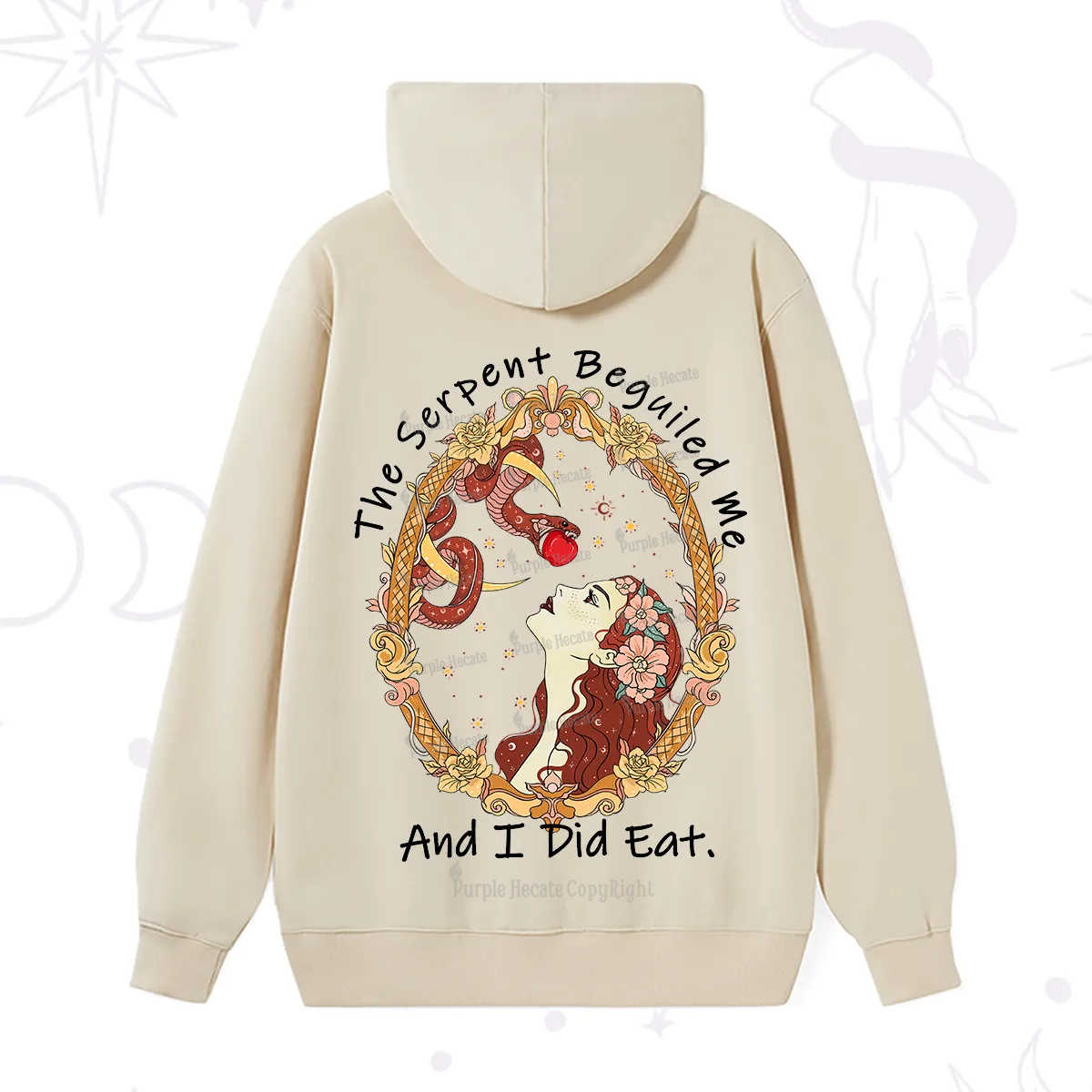 Purplehecate The Serpent Beguiled Me, And I Did Eat Hoodie