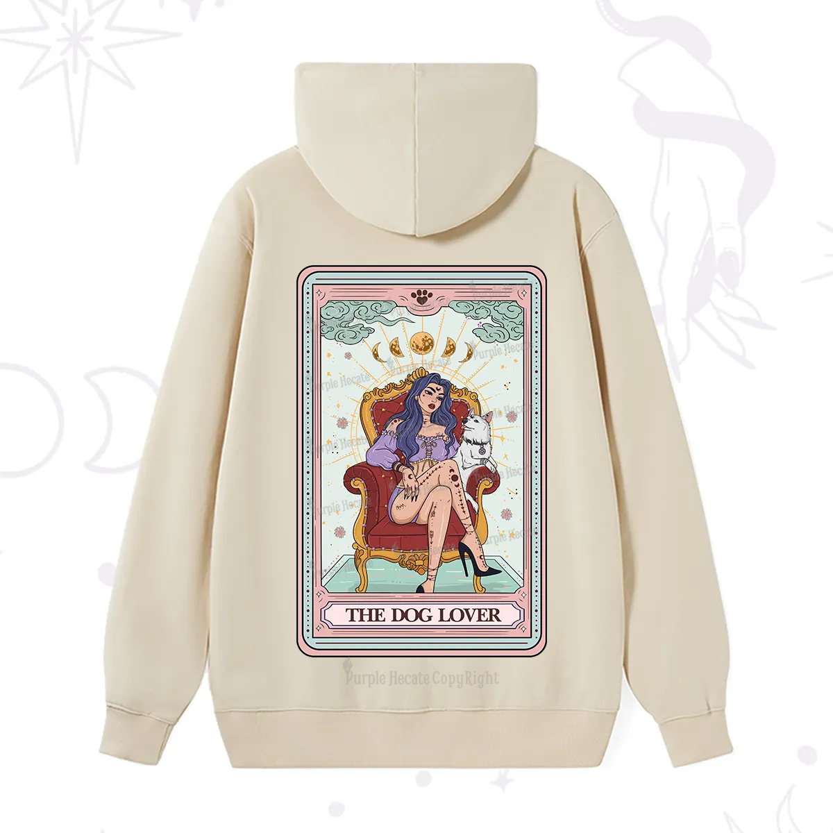 Purplehecate The Dog Lover Tarot Hoodie