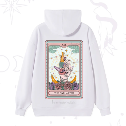 Purplehecate The Badass Nail Artist Tarot Hoodie