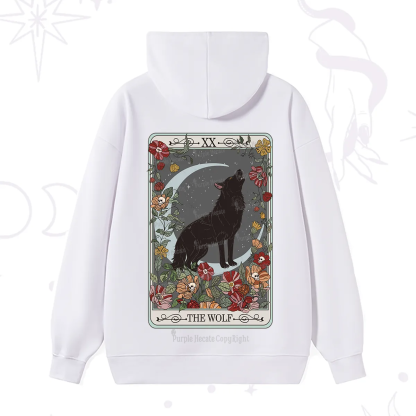 Purplehecate The Wolf Tarot Hoodie