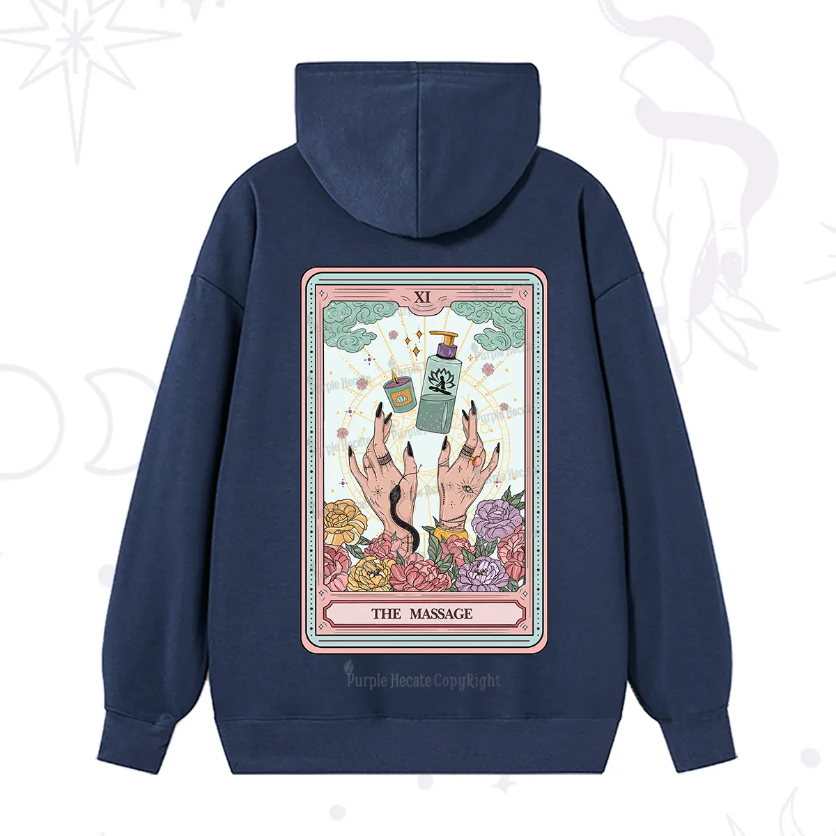 Purplehecate The Massage Tarot Hoodie