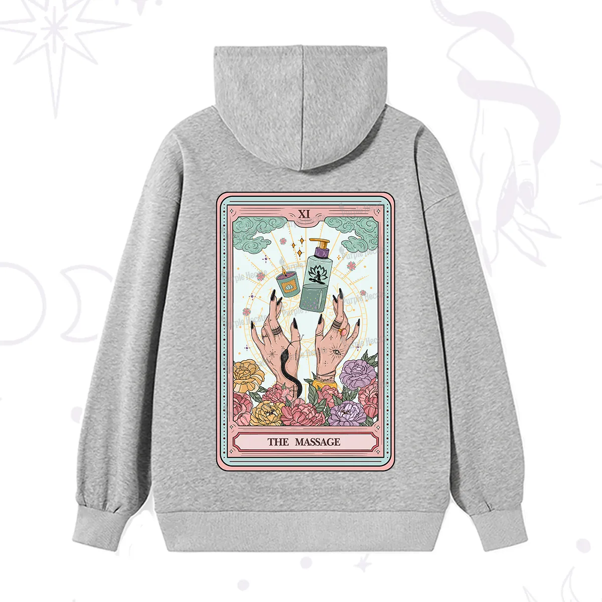 Purplehecate The Massage Tarot Hoodie