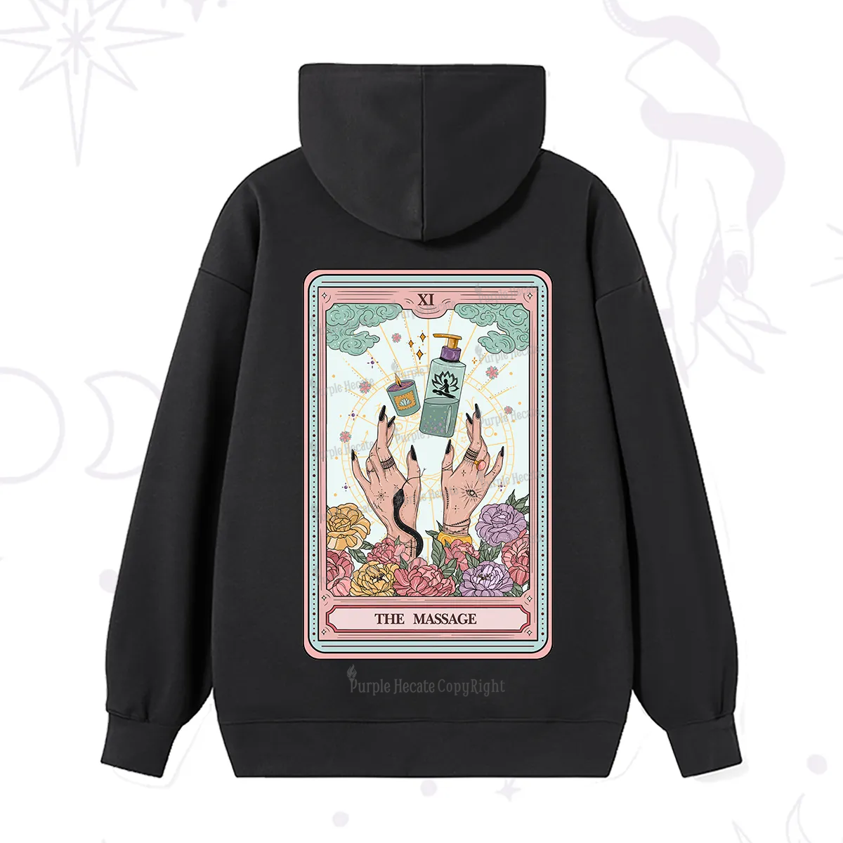 Purplehecate The Massage Tarot Hoodie
