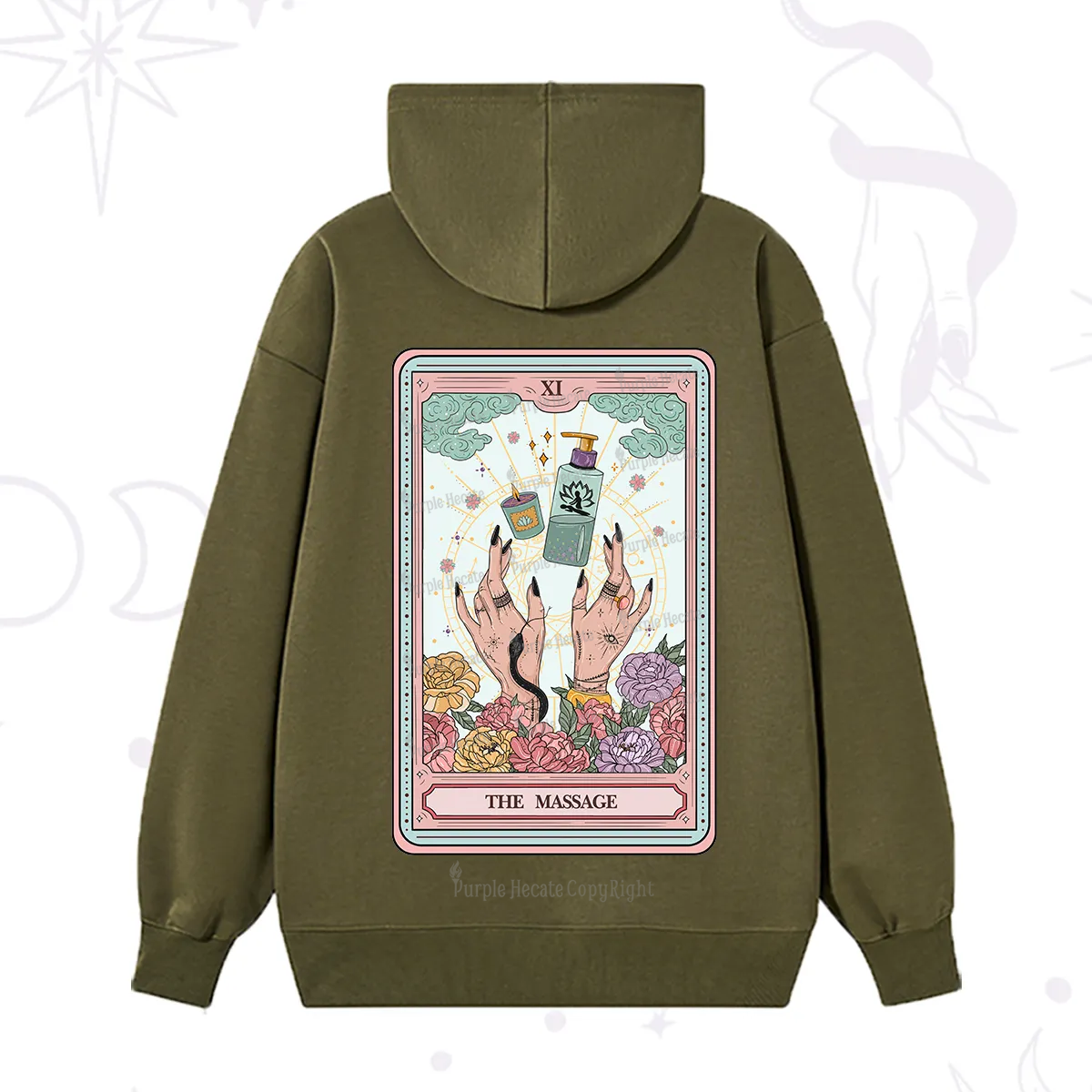 Purplehecate The Massage Tarot Hoodie
