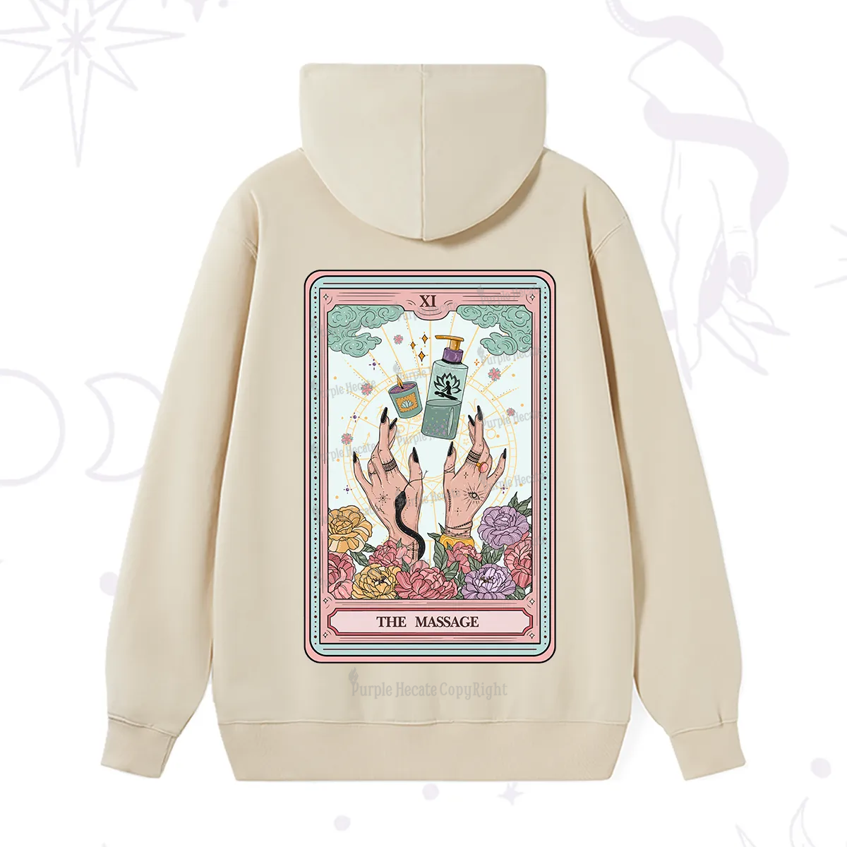 Purplehecate The Massage Tarot Hoodie