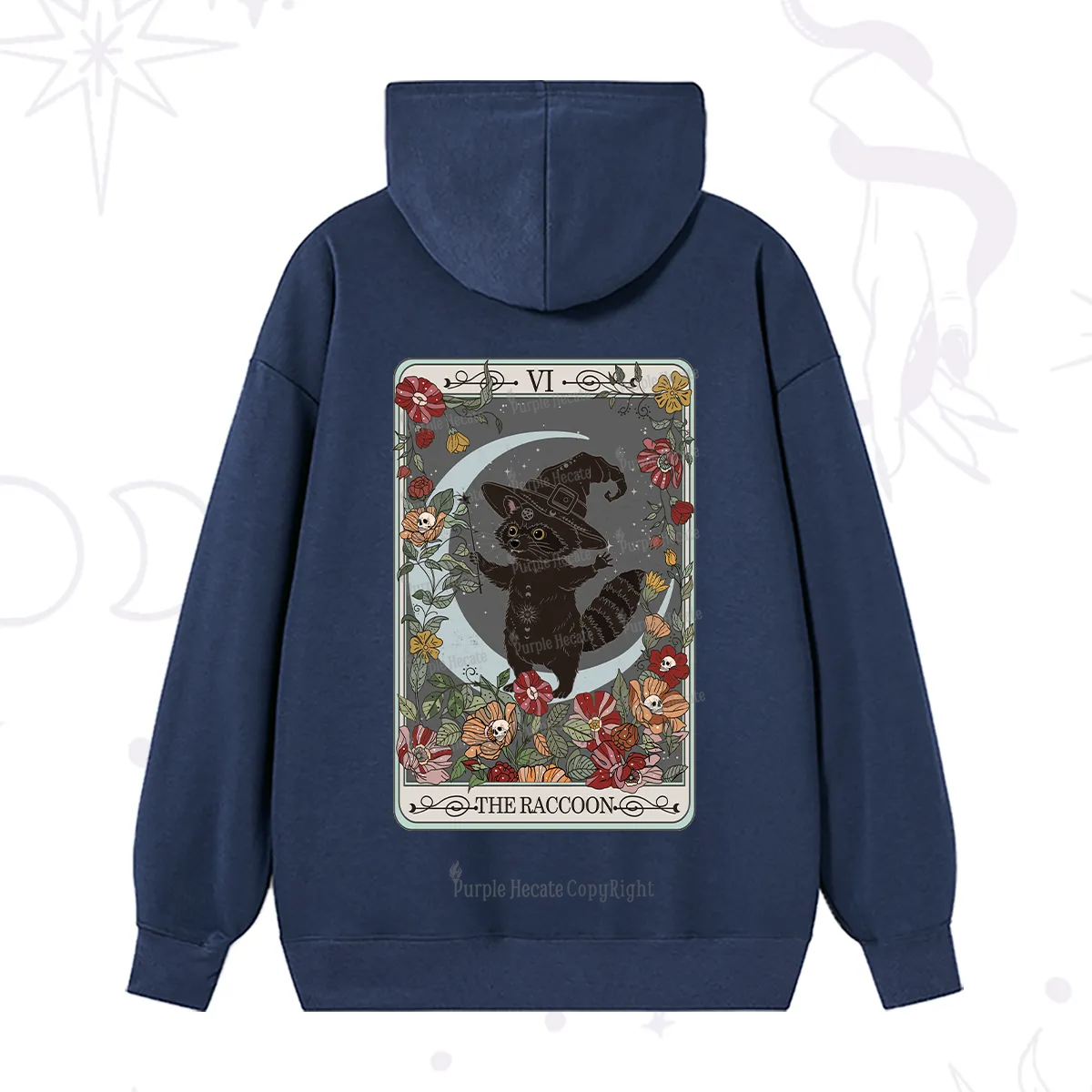 Purplehecate The Raccoon Tarot Hoodie