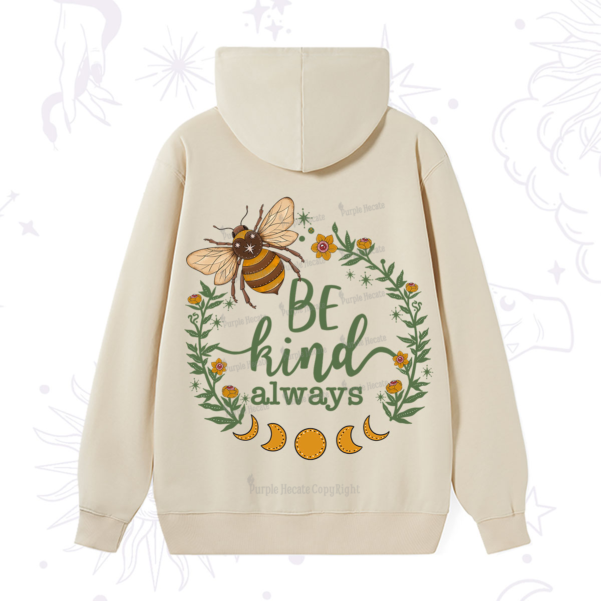 Purplehecate Be Kind Always Hoodie