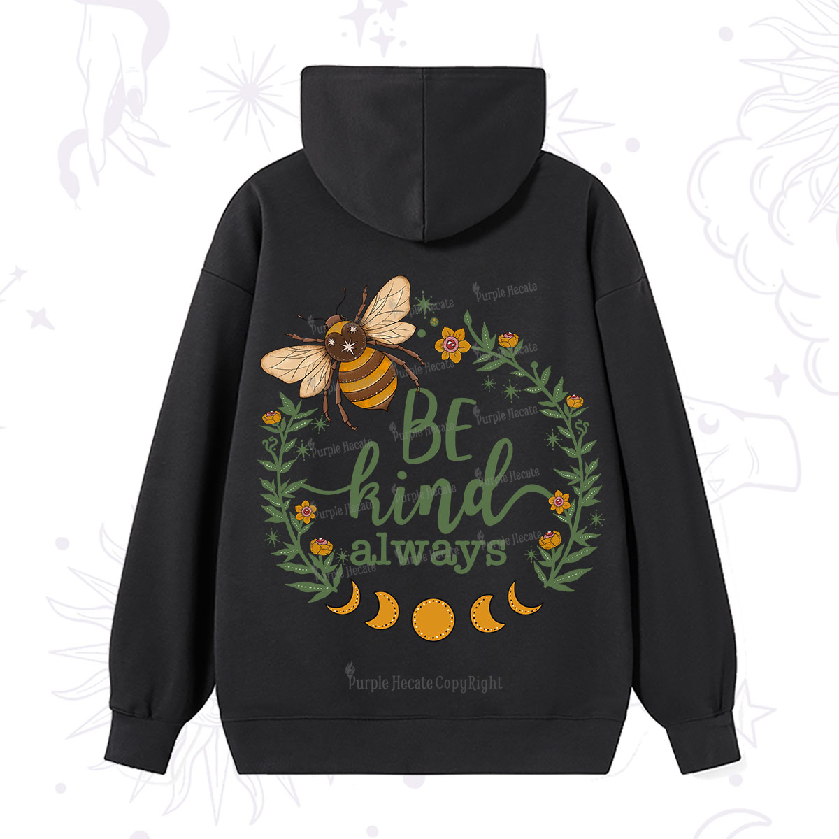 Purplehecate Be Kind Always Hoodie