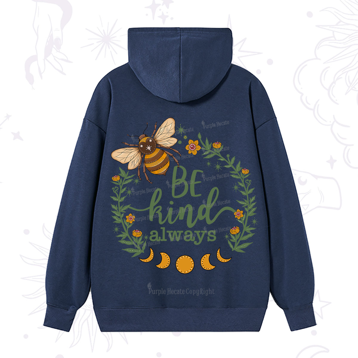 Purplehecate Be Kind Always Hoodie