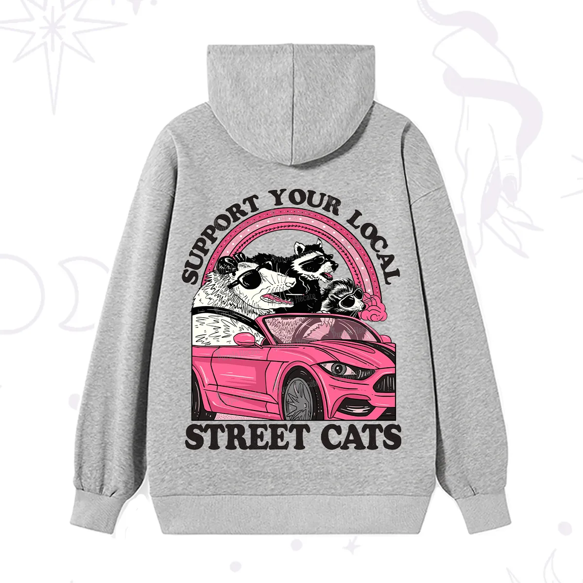 Purplehecate Support Local Street Cats Hoodie