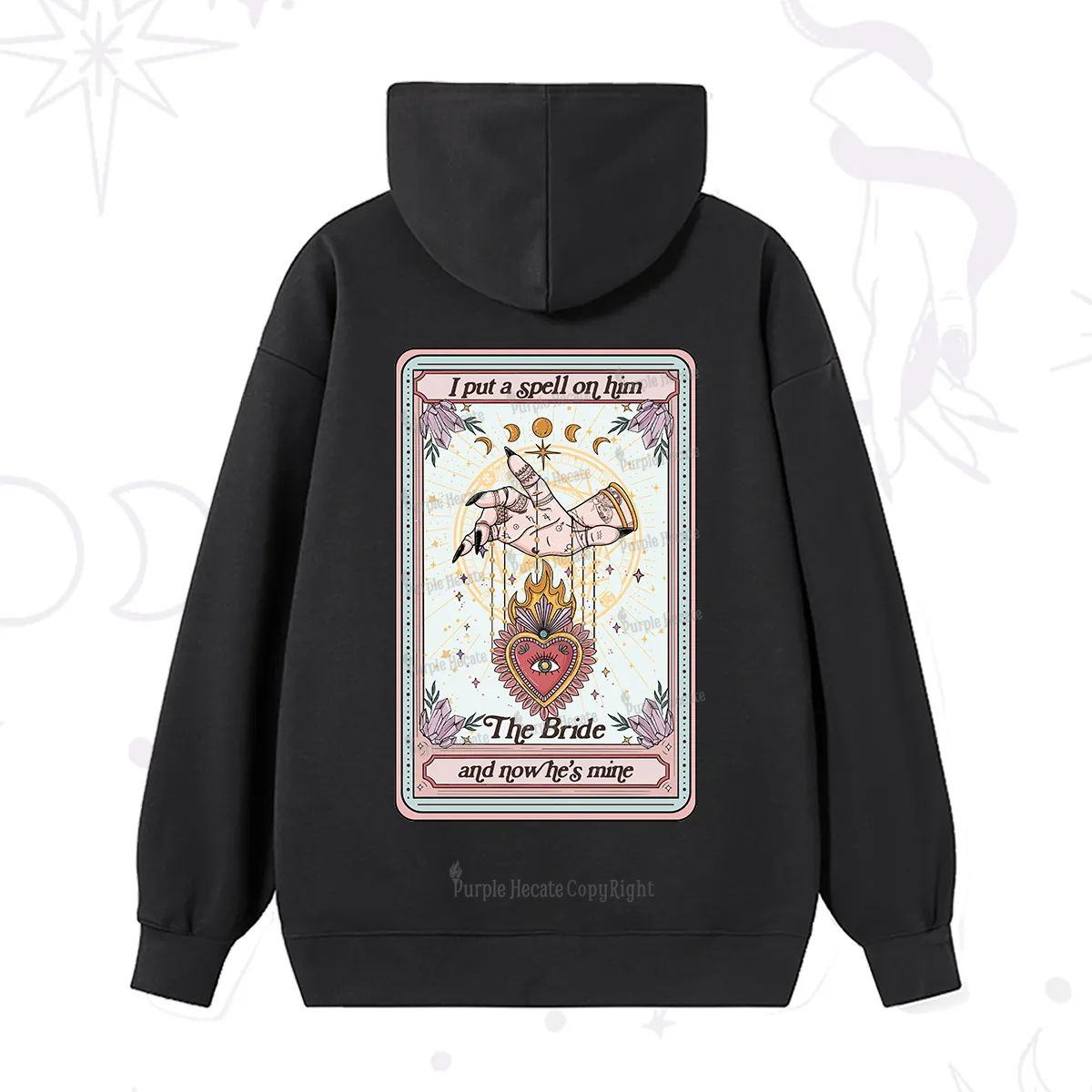 Purplehecate I Put A Spell On Him And Now He's Mine Hoodie